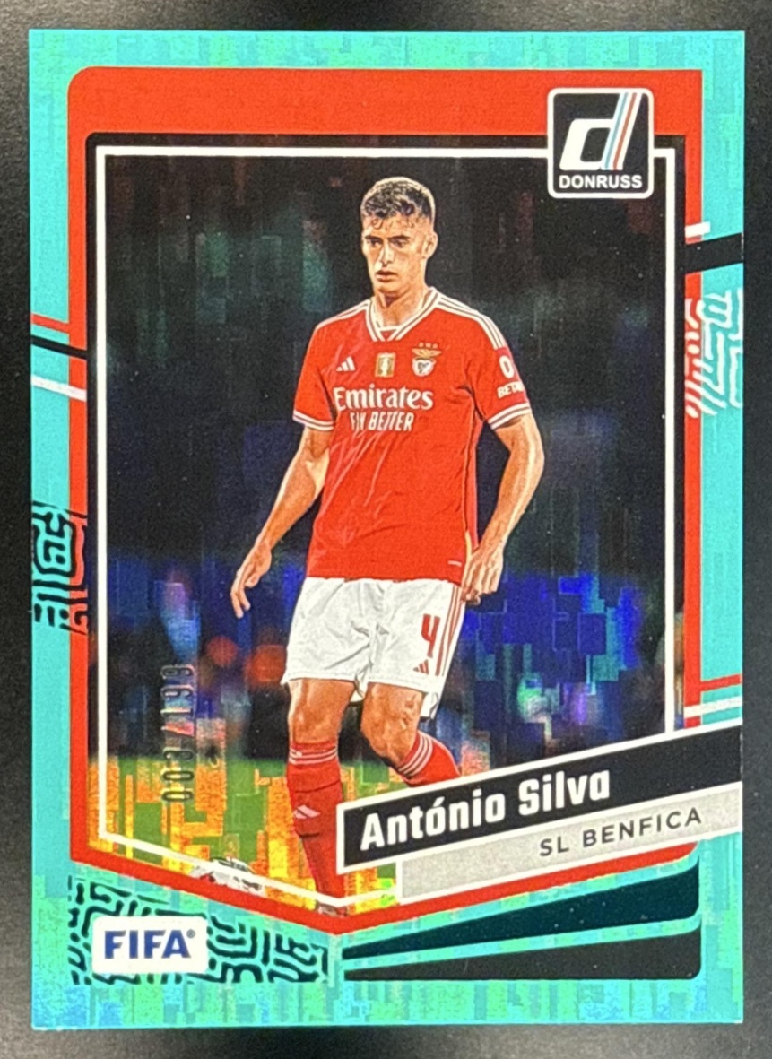 2023-24 Panini Donruss Antonio Silva #156 Teal 3/199 Benfica