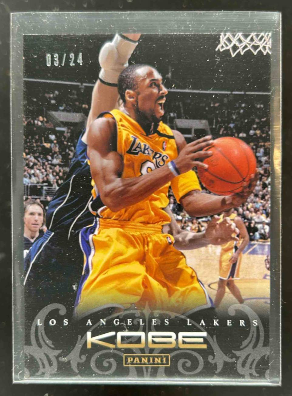 Card image for 2012-13 PANINI KOBE ANTHOLOGY BRYANT GOLD /24 #66 LOS ANGELES LAKERS