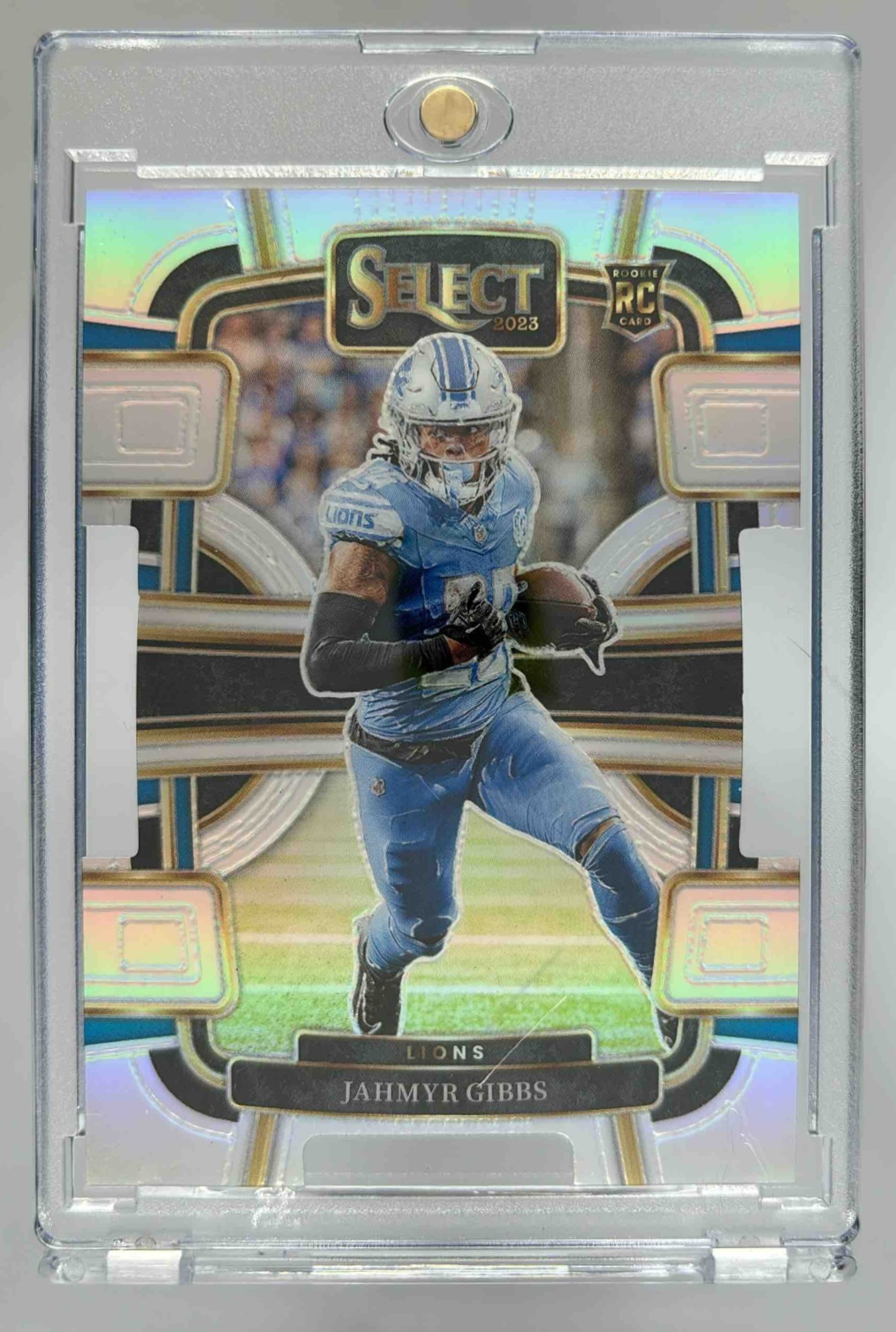 Card image for 2023 Panini Football Select Jahmyr Gibbs #34 RC Concourse Detroit Lions