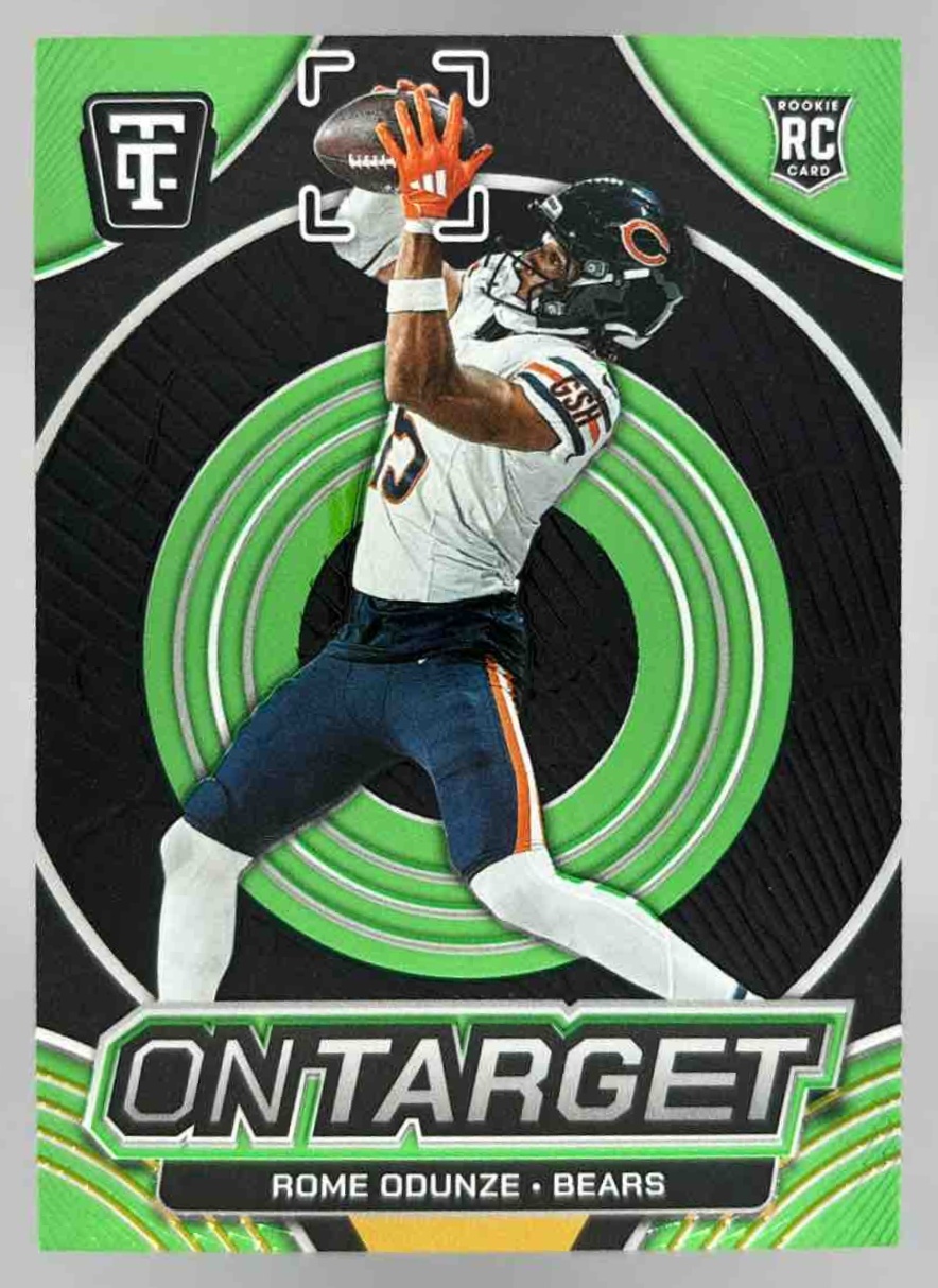 Card image for 2024 Panini Certified Rome Odunze Rookies Bronze Mirror /299 #13 RC Bears