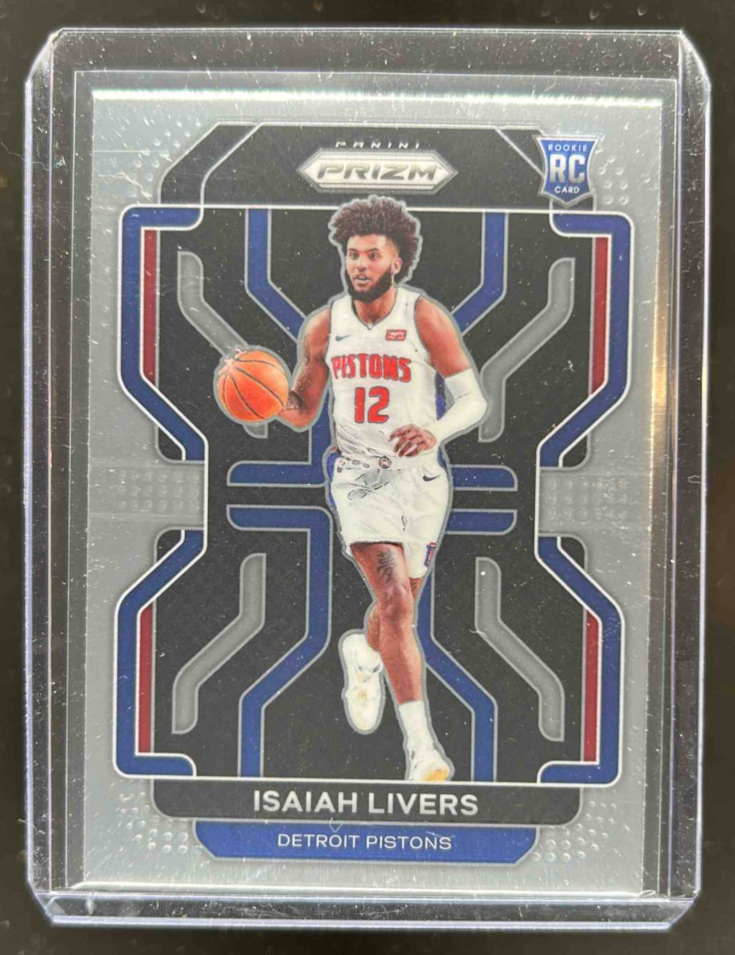 Card image for 2021-22 PANINI PRIZM ISAIAH LIVERS #296 RC ROOKIE DETROIT PISTONS