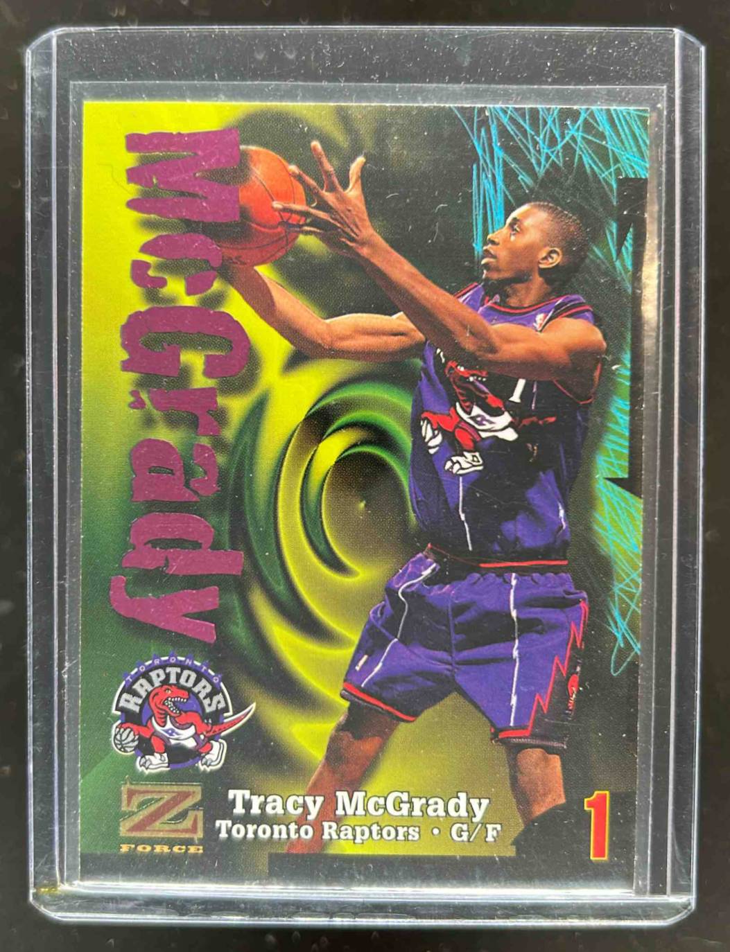 Card image for 1997-98 SKYBOX Z-FORCE TRACY MCGRADY #172B UER RC ROOKIE TORONTO RAPTORS
