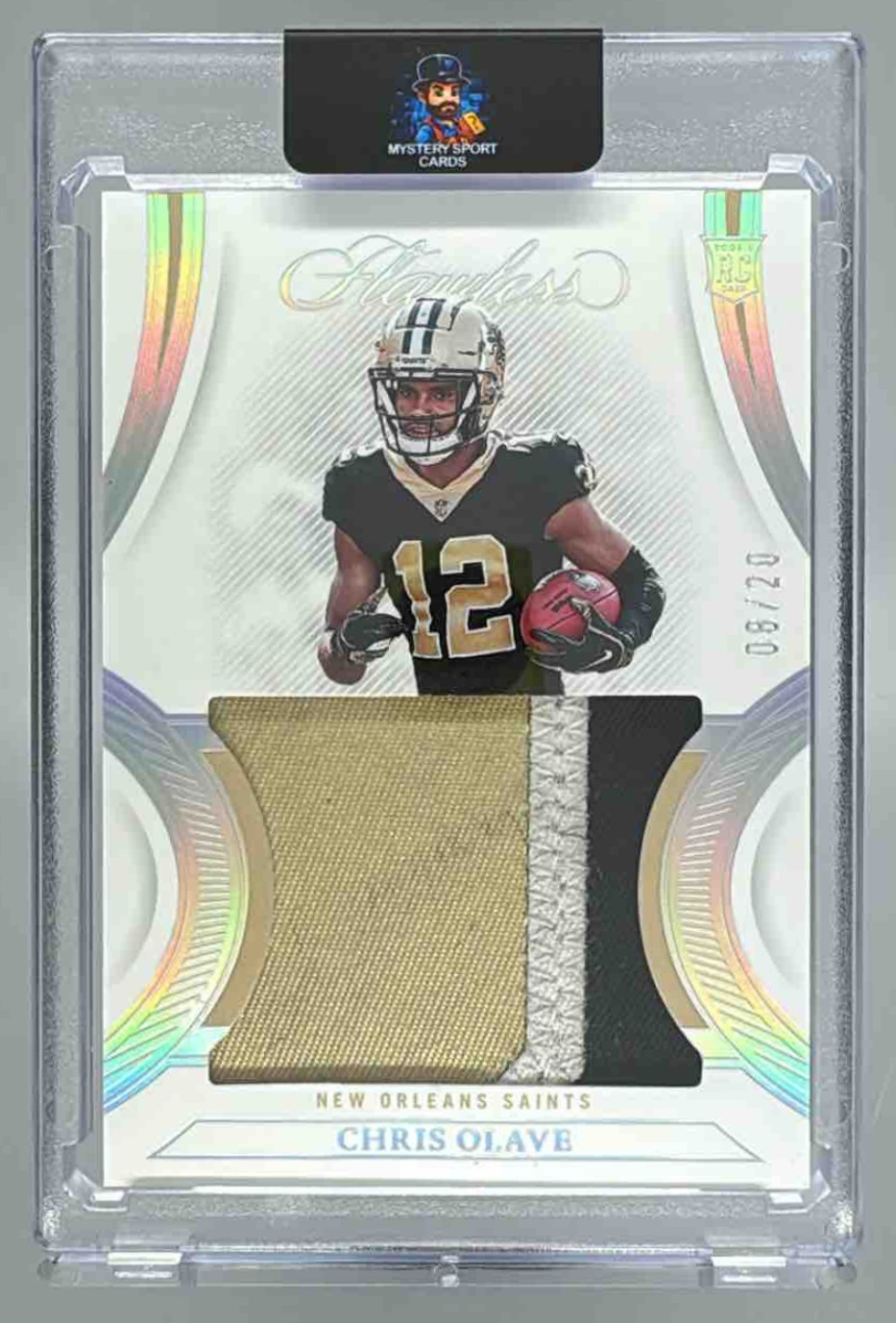 Card image for 2023 Panini Gold Standard Chris Olave Mine /299 #12 MEM Saints