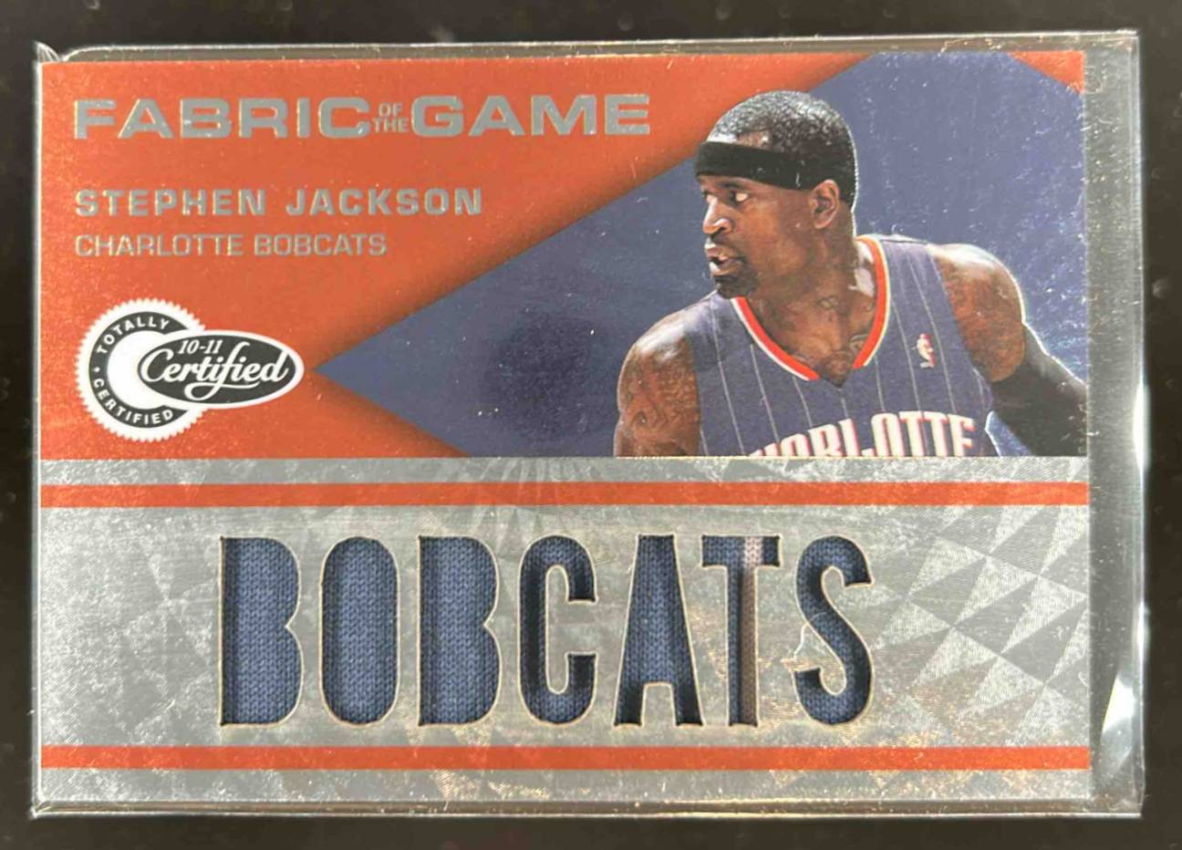 Card image for 2010-11 Panini Totally Certified Stephen Jackson Fabric of the Game Jumbo Team /299 #12
