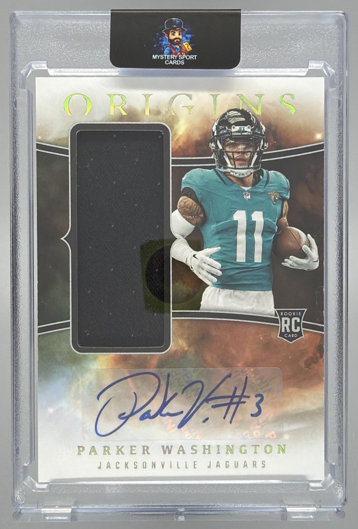 Card image for 2024 Panini Origins Parker Washington Proving Ground Signatures /99 #PGS-PWA Auto Jaguars