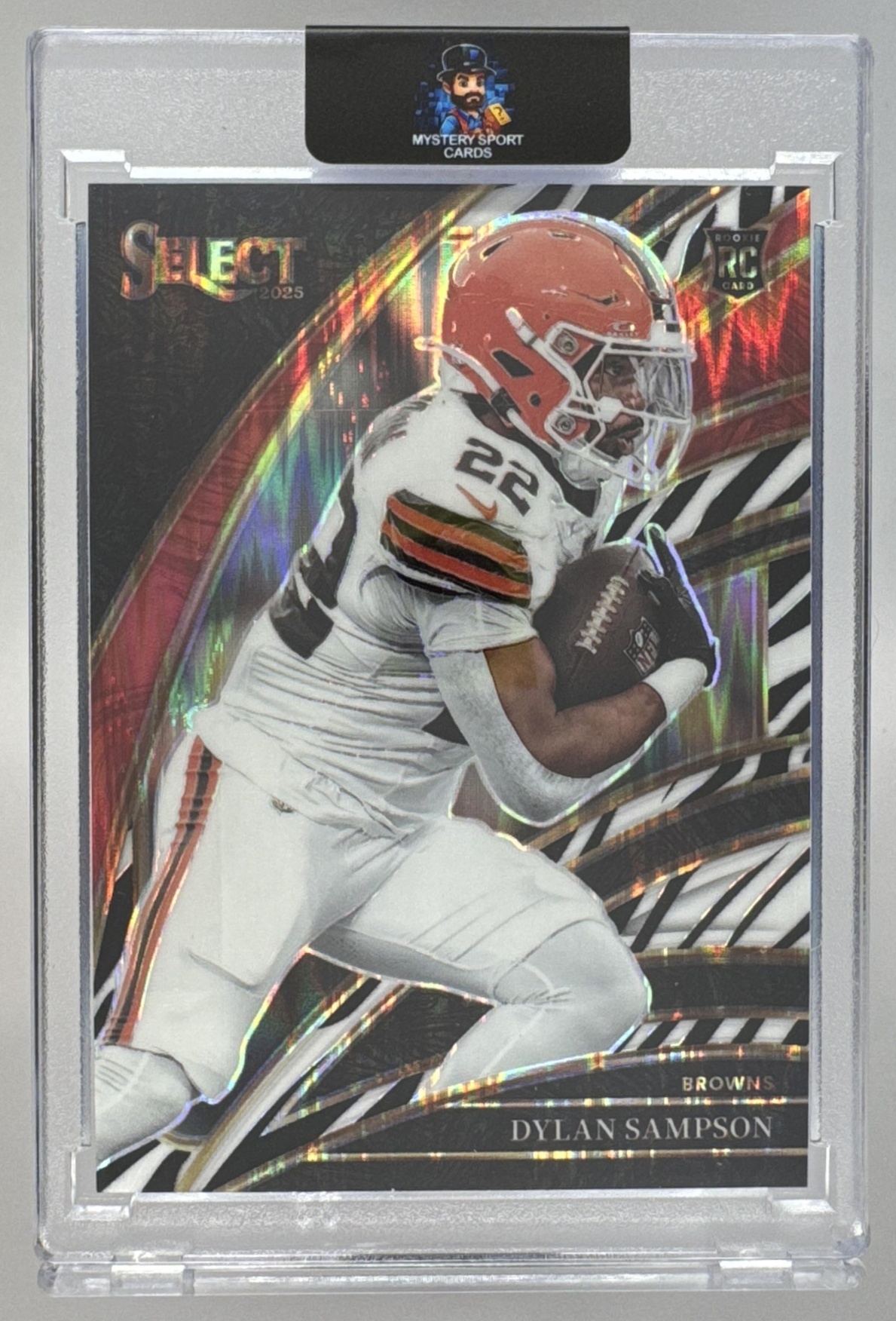 Card image for 2025 Panini Football Select Dylan Sampson Club Level #255 Cleveland Browns