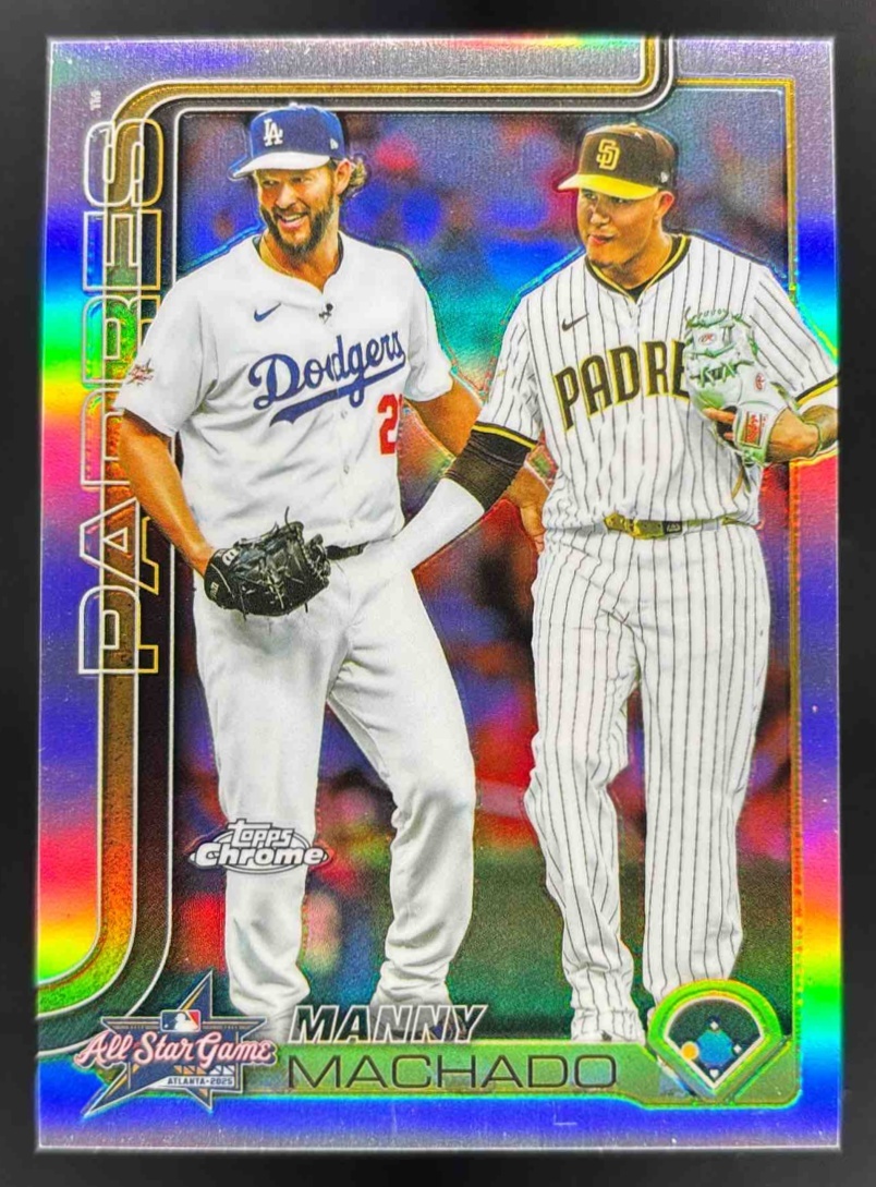 Card image for 2025 Topps Chrome Update Manny Machado All-Star Game Variation #ASGC-14 Padres