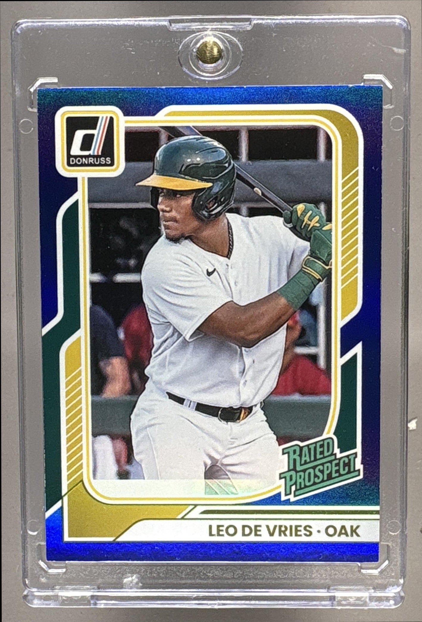 2026 PANINI DONRUSS LEO DE VRIES #129 RATED PROSPECTS BLUE 110/149 PROSPECT A'S