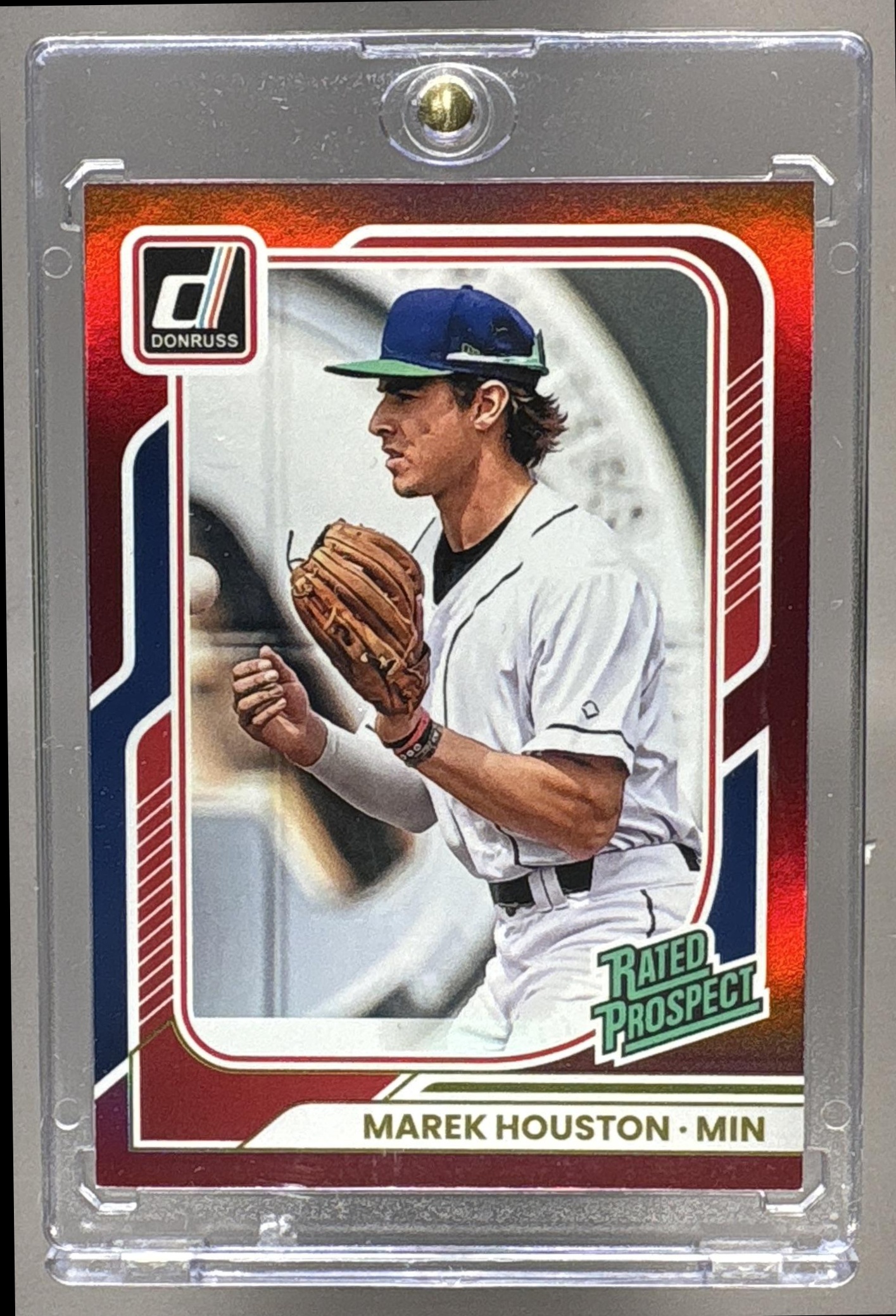 2026 PANINI DONRUSS MAREK HOUSTON #185 RATED PROSPECTS RED /250 PROSPECT