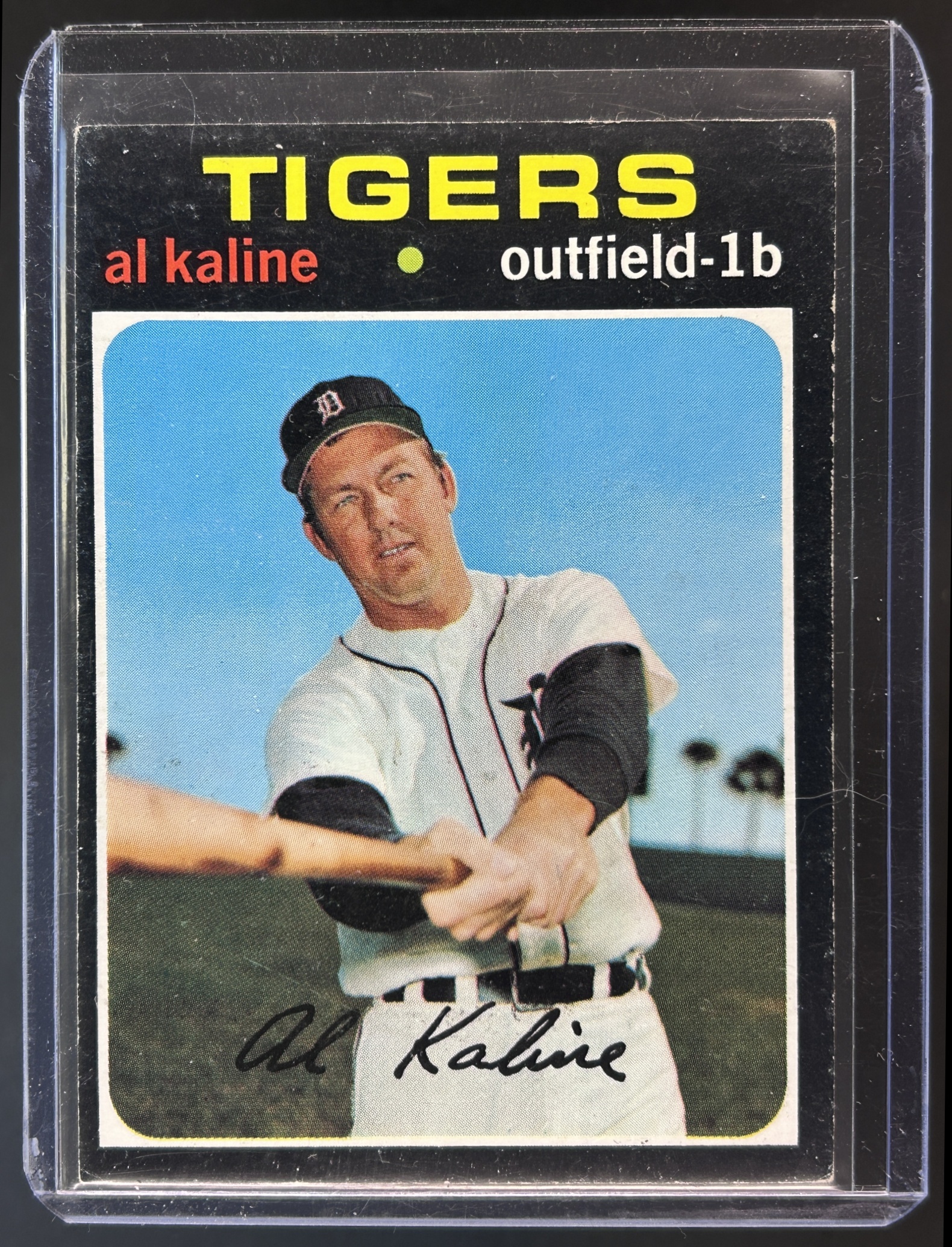 Card image for 1971 TOPPS AL KALINE #180 DETROIT TIGERS