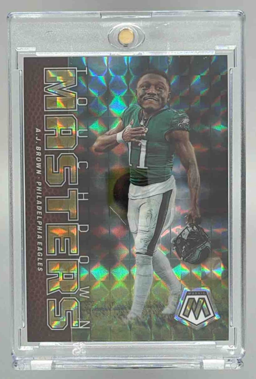 Card image for 2023 Panini Football Prizm A.J. Brown Hype #H-6 Philadelphia Eagles