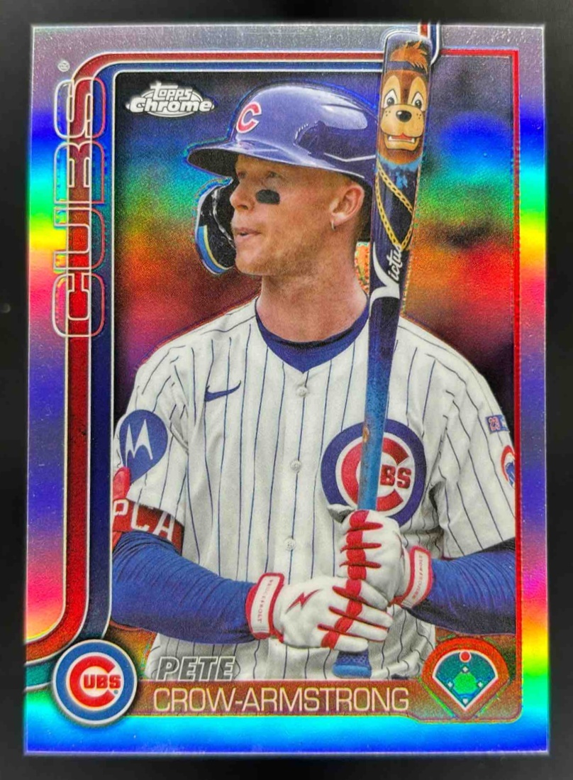 Card image for 2025 Topps Chrome Update Pete Crow-Armstrong Image Variation #USC76 Cubs