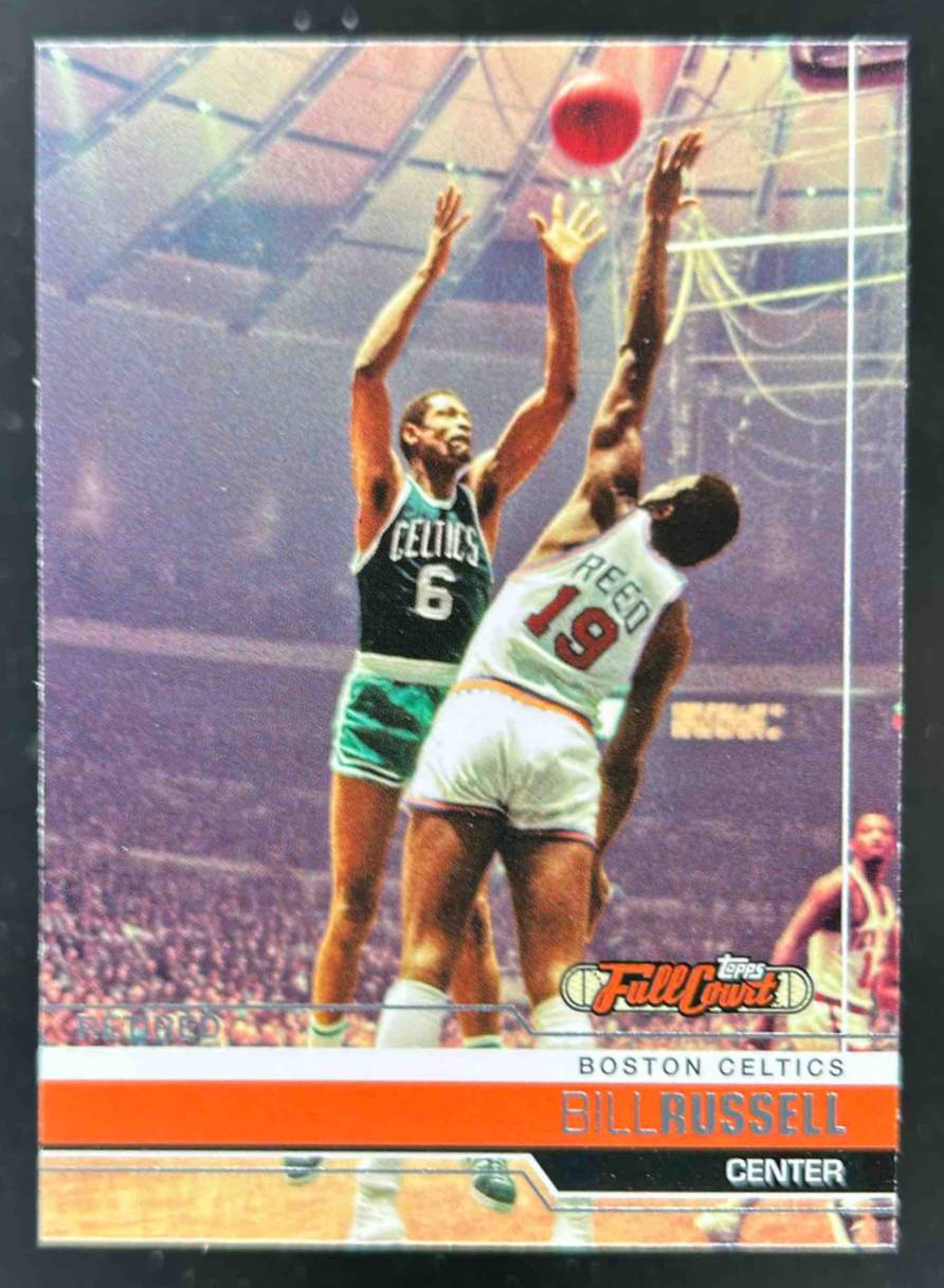 Card image for 2006-07 TOPPS FULL COURT BILL RUSSELL #100 BOSTON CELTICS