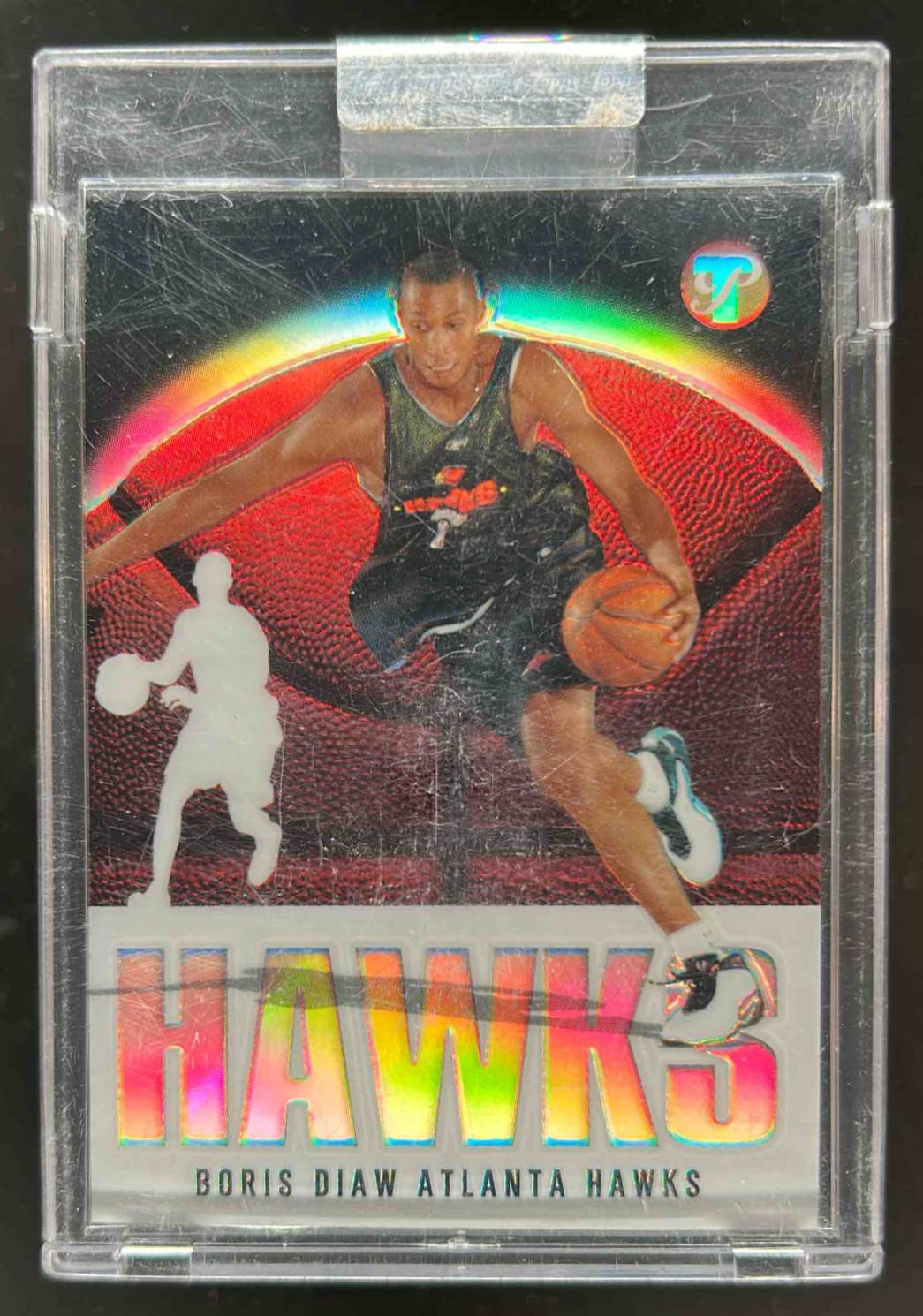 Card image for 2003-04 TOPPS PRISTINE BORIS DIAW REFRACTOR /1999 #161 RC ROOKIE ATLANTA HAWKS
