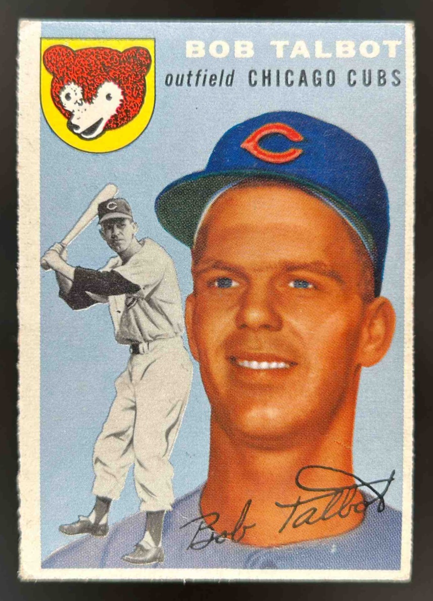 Card image for 1954 TOPPS BASEBALL BOB TALBOT #229 RC CHICAGO CUBS
