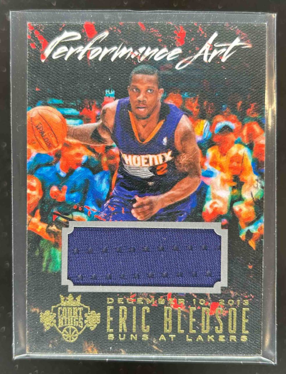 Card image for 2014-15 Panini Court Kings Eric Bledsoe Performance Art Jerseys 273 /299 #6