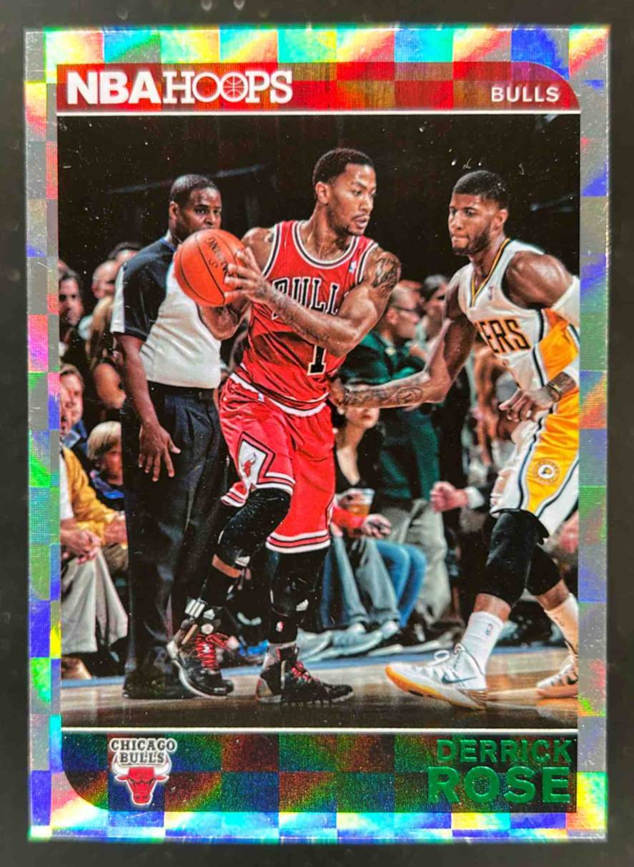 Card image for 2014-15 PANINI HOOPS DERRICK ROSE GREEN #15 CHICAGO BULLS