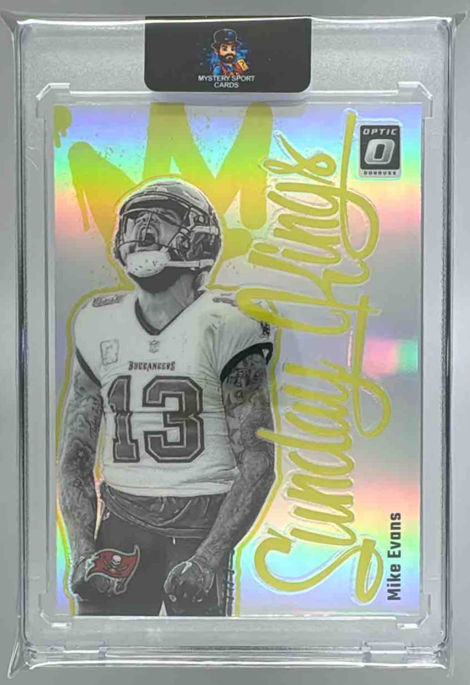 Card image for 2024 Panini Donruss Optic Mike Evans Sunday Kings #13 Buccaneers