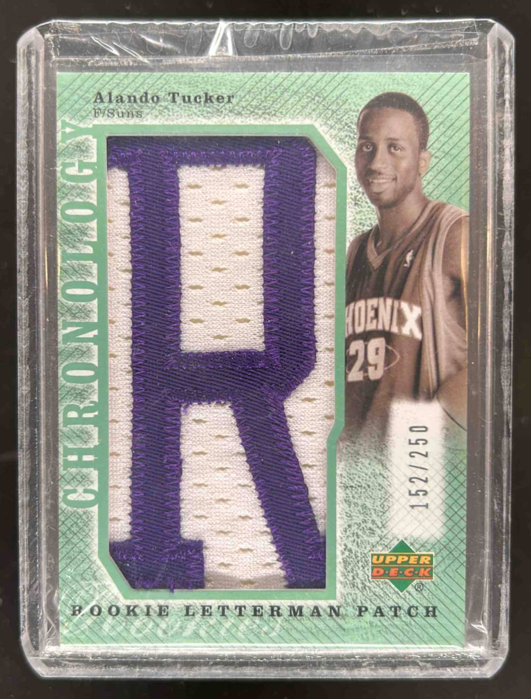 Card image for 2006-07 Upper Deck Chronology Alando Tucker 2007 08 Rookie Draft Redemptions Green 152 /250 #LMA-273 RC