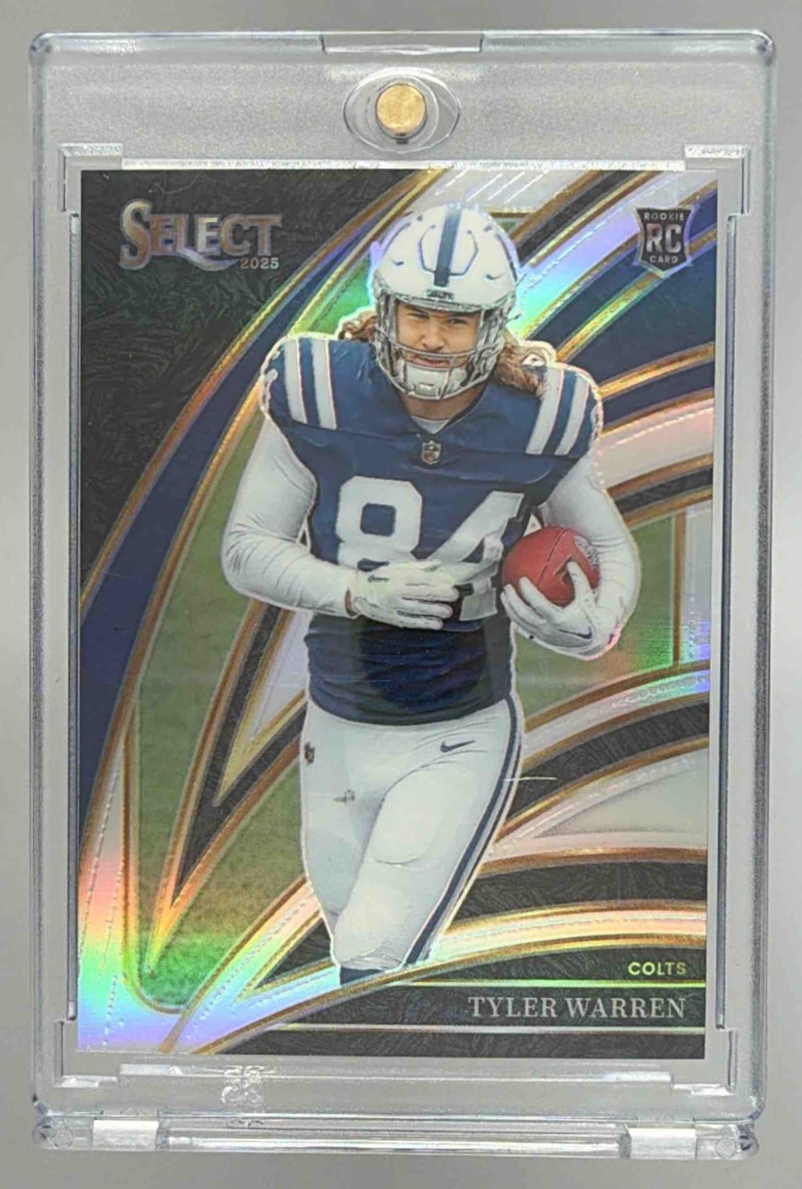 Card image for 2025 Panini Football Select Tyler Warren Club Level #233 RC Indianapolis Colts
