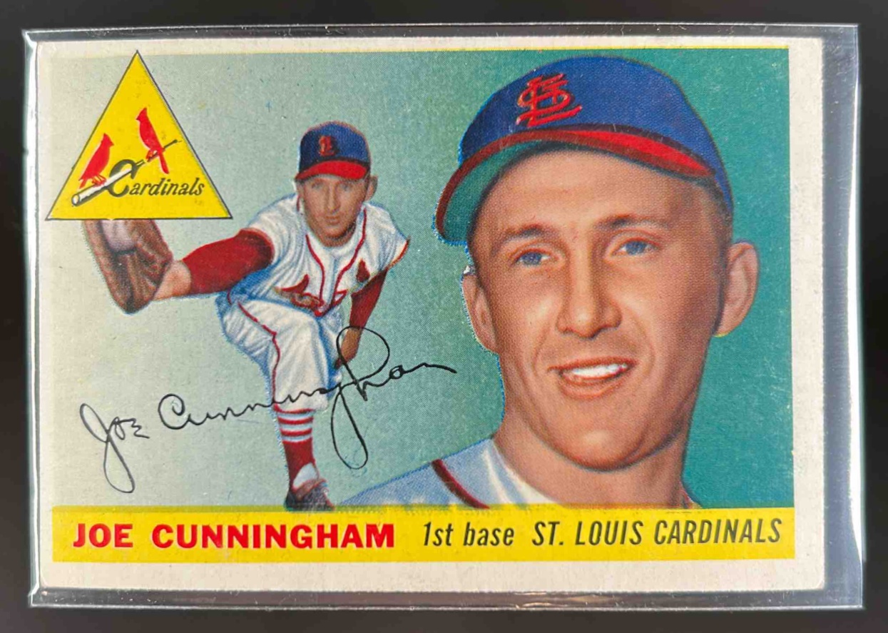 Card image for 1955 TOPPS JOE CUNNINGHAM #37 RC ROOKIE ST. LOUIS CARDINALS