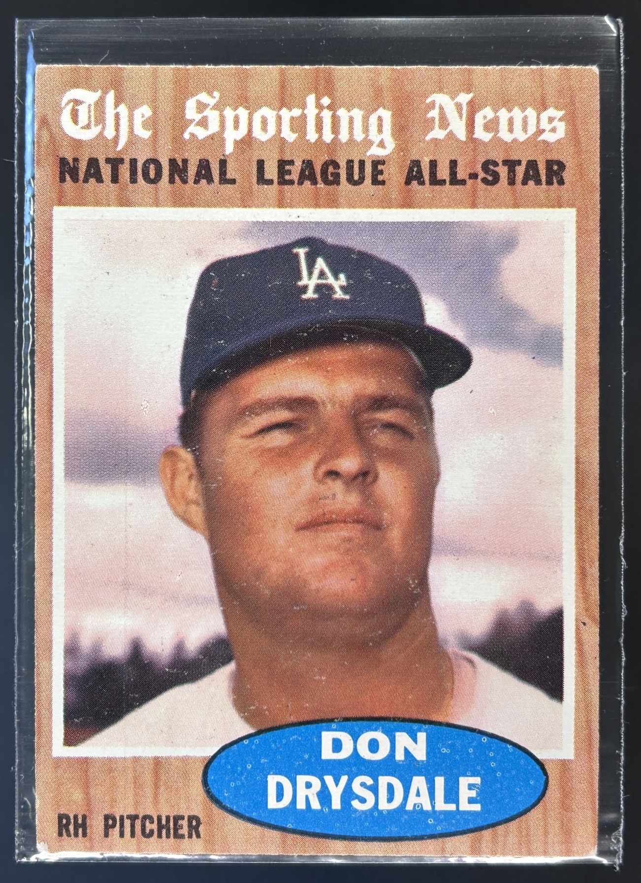 Card image for 1962 TOPPS DON DRYSDALE #398 ALL-STAR LOS ANGELES DODGERS