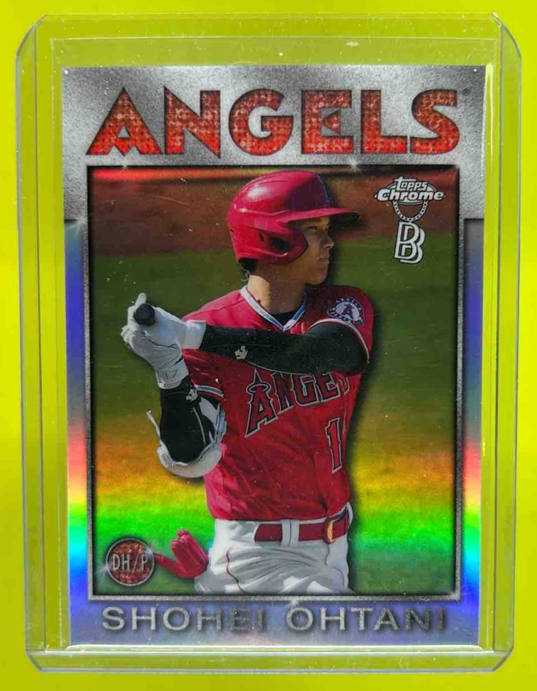 2021 Topps Chrome Ben Baller 1986 Topps 9 Shohei Ohtani