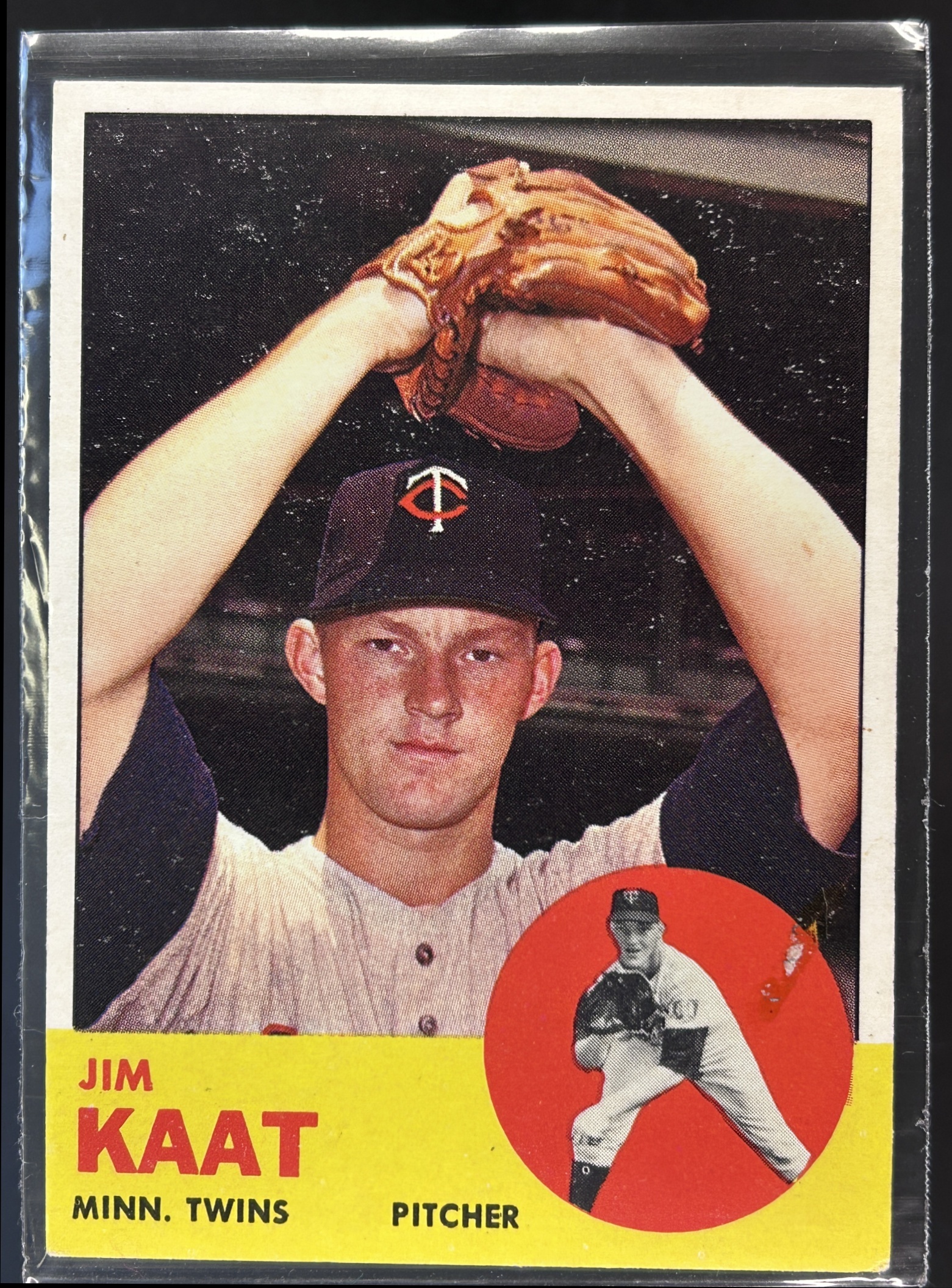 Card image for 1963 TOPPS JIM KAAT #165 MINNESOTA TWINS