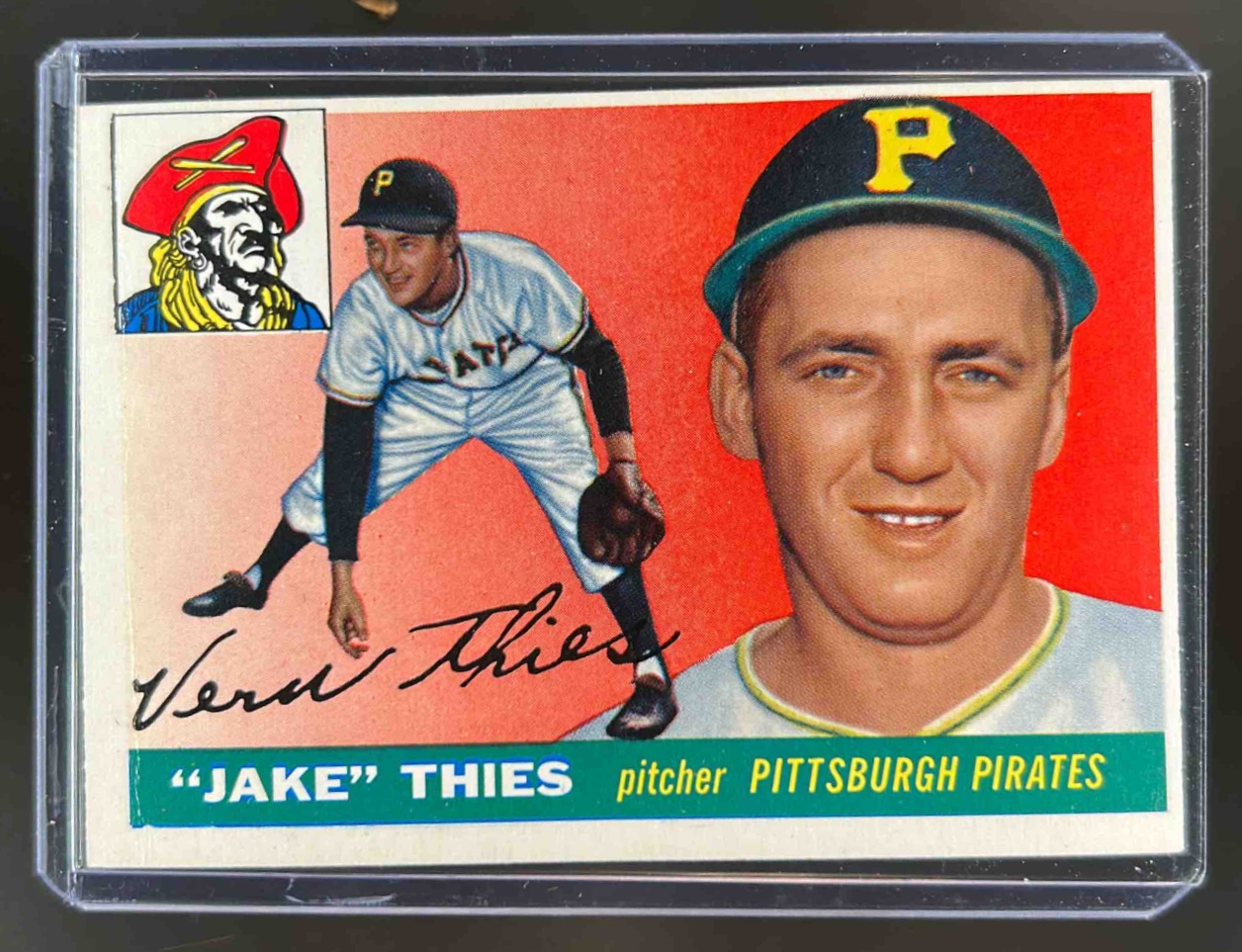 Card image for 1955 TOPPS JAKE THIES #12 RC ROOKIE PITTSBURGH PIRATES