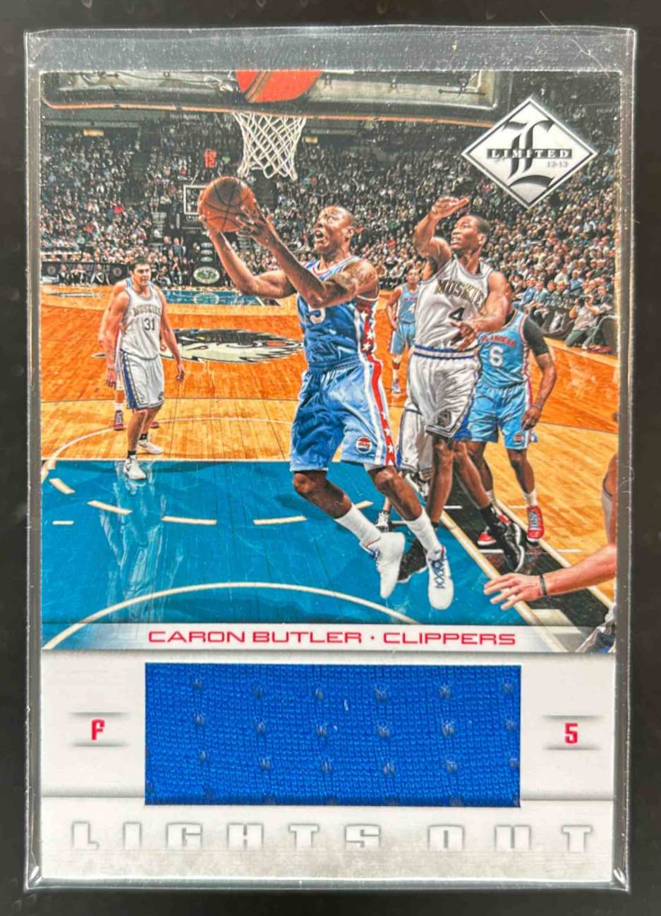 Card image for 2012-13 Panini Limited Caron Butler Lights Out Materials 68 /199 #23