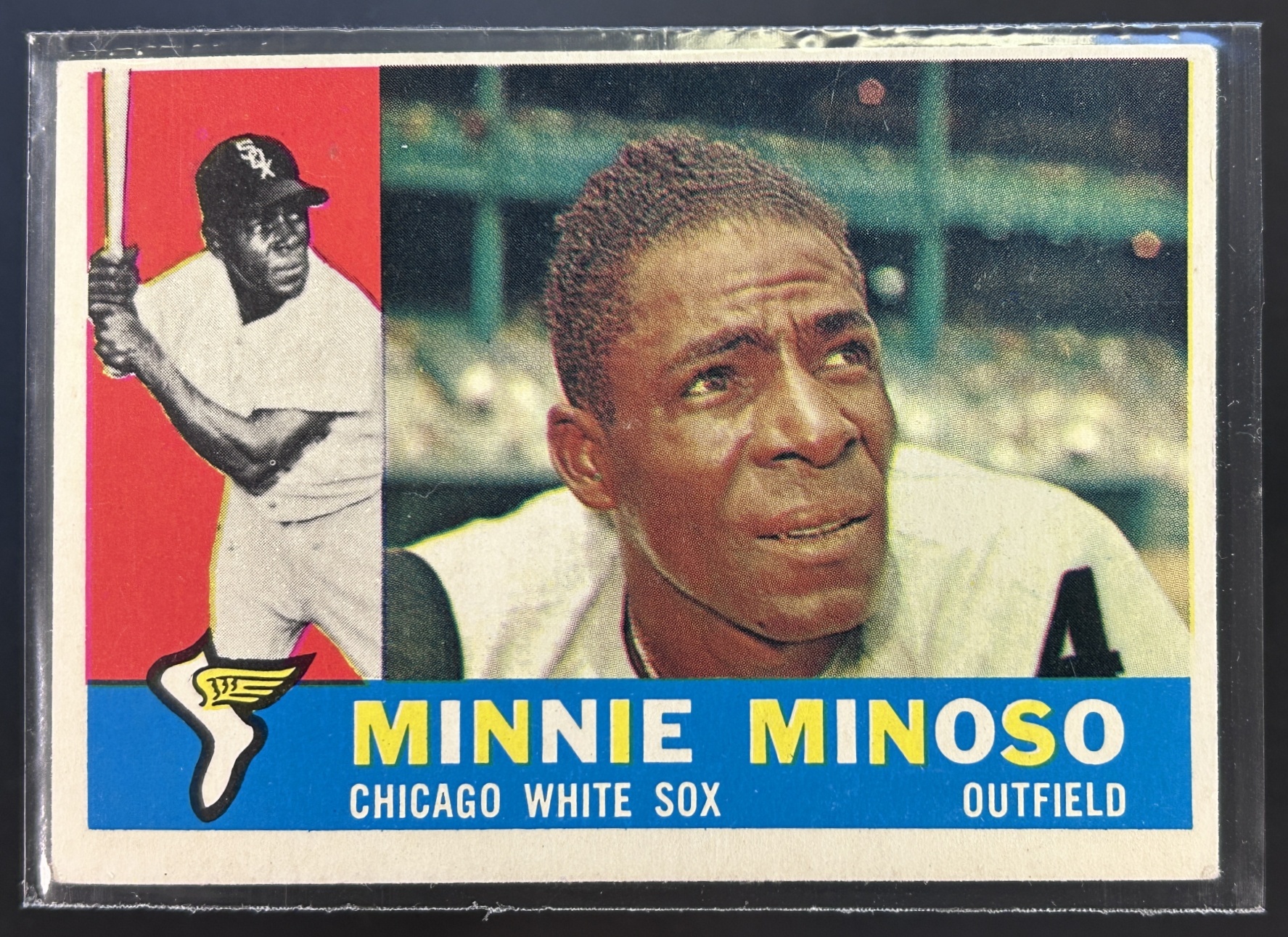 Card image for 1960 TOPPS MINNIE MINOSO #365 UER CHICAGO WHITE SOX