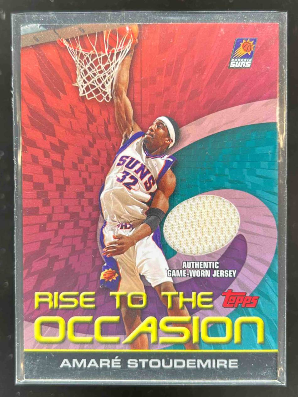 Card image for 2005-06 TOPPS AMARE STOUDEMIRE RISE TO THE OCCASION RELICS #RO-AS PHOENIX SUNS