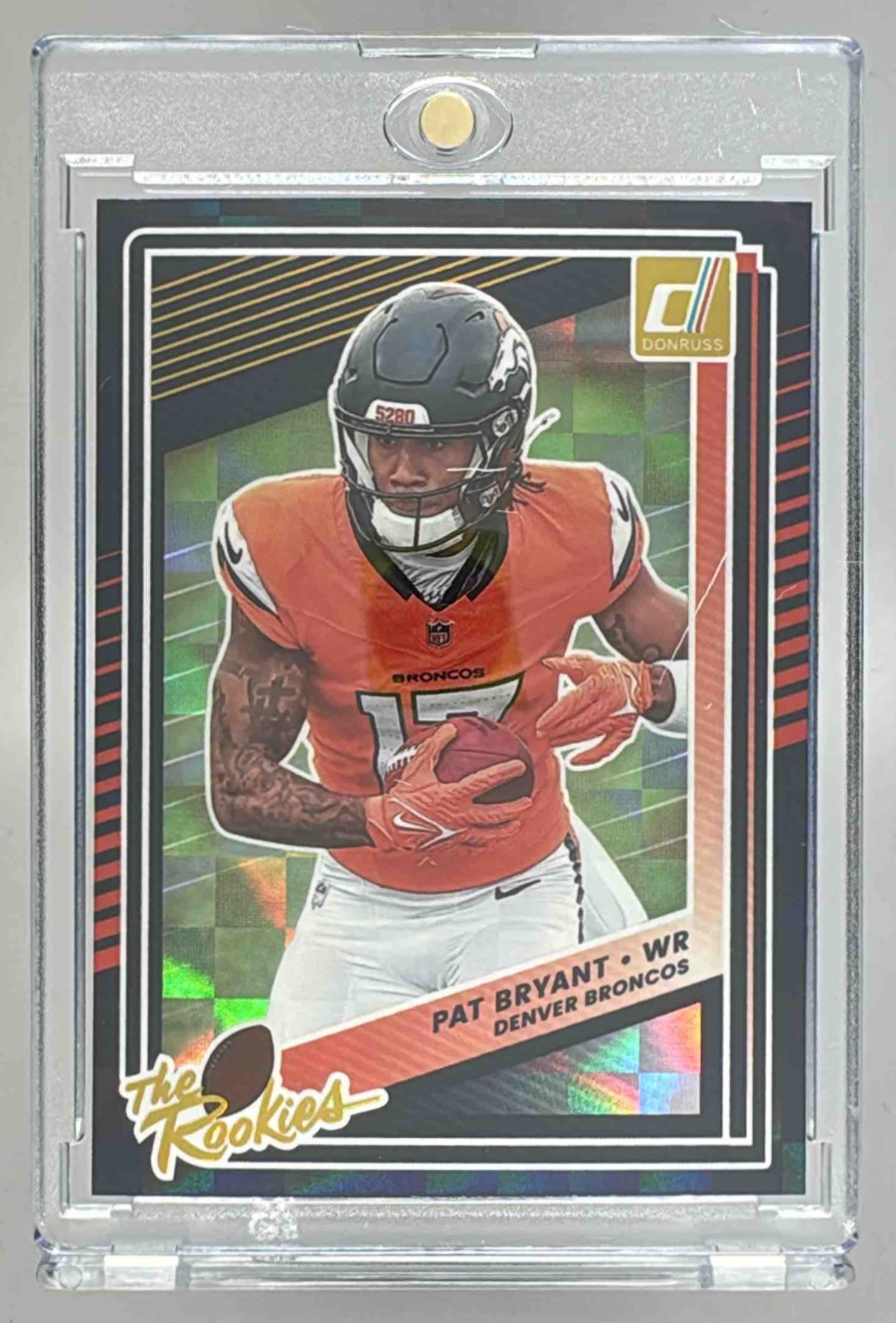 Card image for 2025 Panini Football Donruss Pat Bryant The Rookies #13 RC Denver Broncos