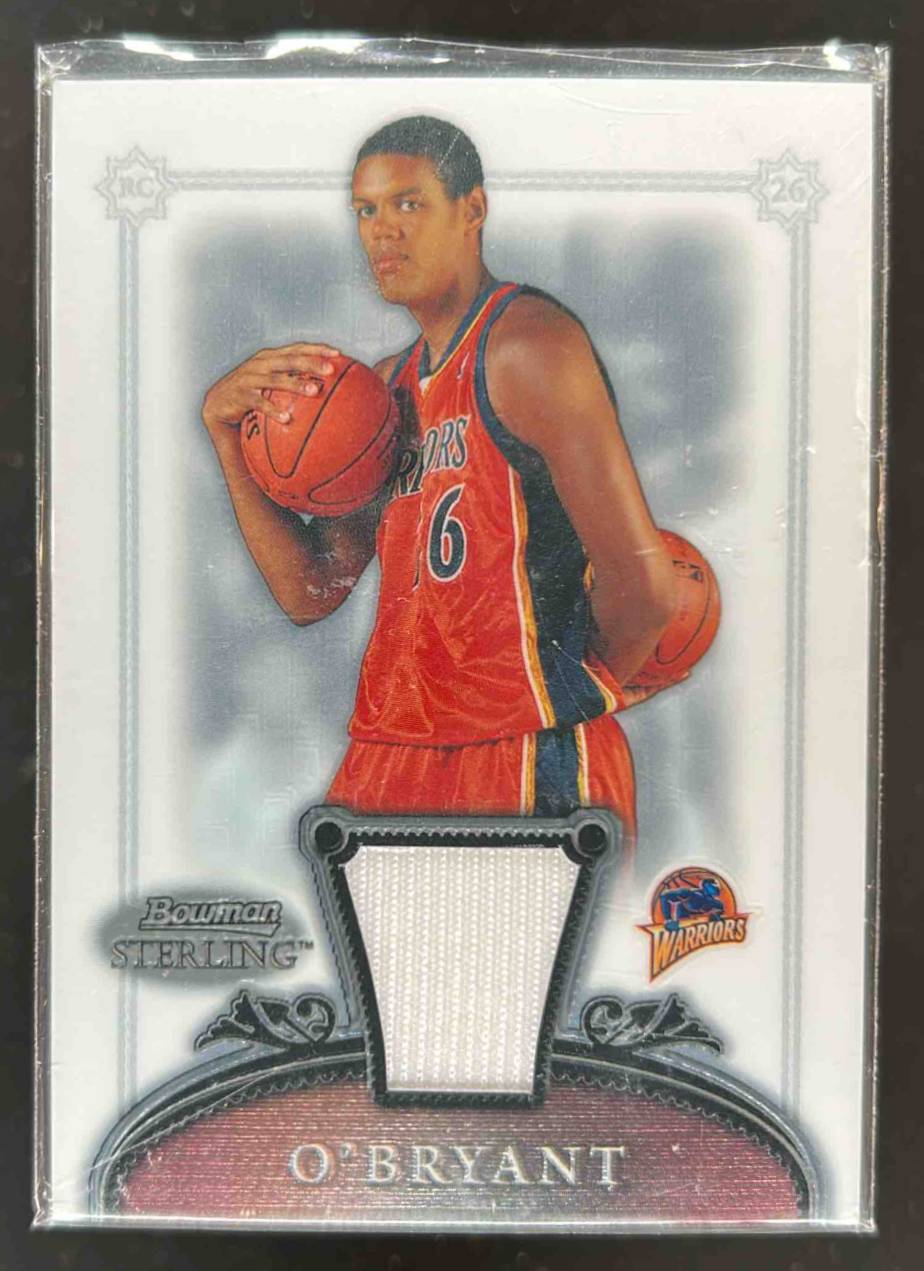Card image for 2006-07 BOWMAN STERLING PATRICK O'BRYANT #66 MEM RC ROOKIE GOLDEN STATE WARRIORS