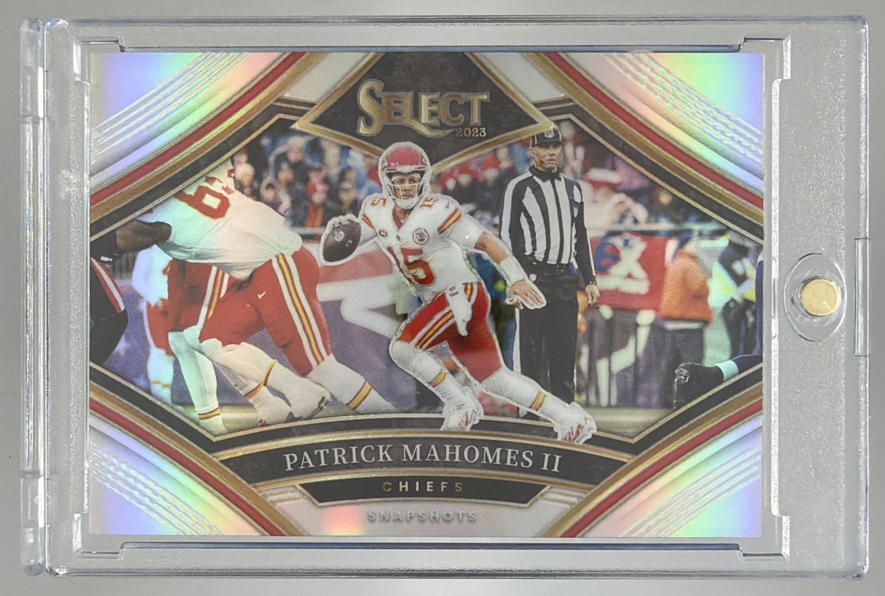 Card image for 2023 Panini Select Patrick Mahomes II Snapshots #SS-PM Chiefs