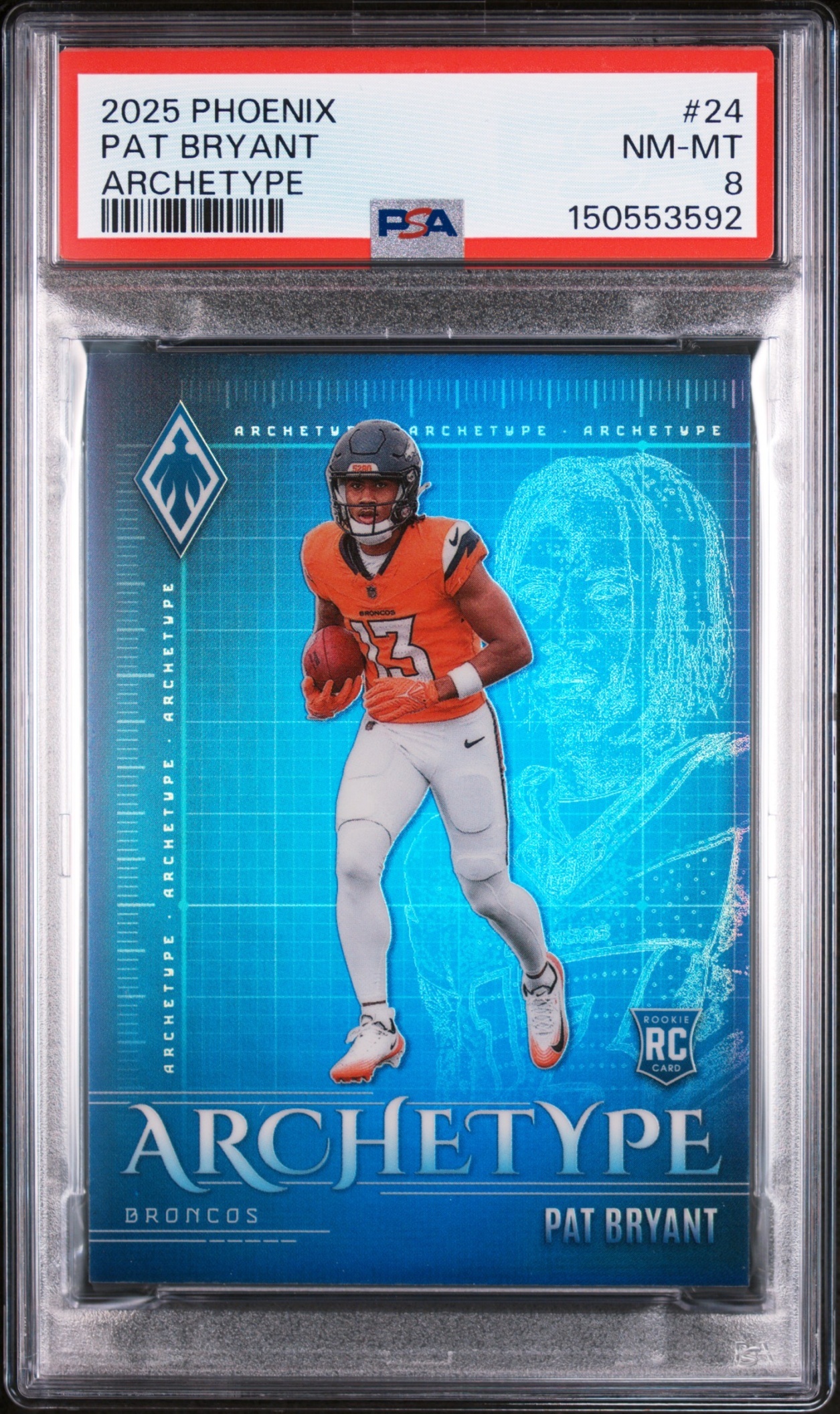 Card image for 2025 Panini Football Phoenix Pat Bryant Archetype #24 Denver Broncos