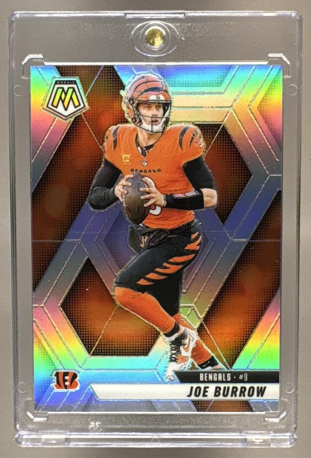 2025 PANINI MOSAIC JOE BURROW #97 SILVER PRIZM BENGALS