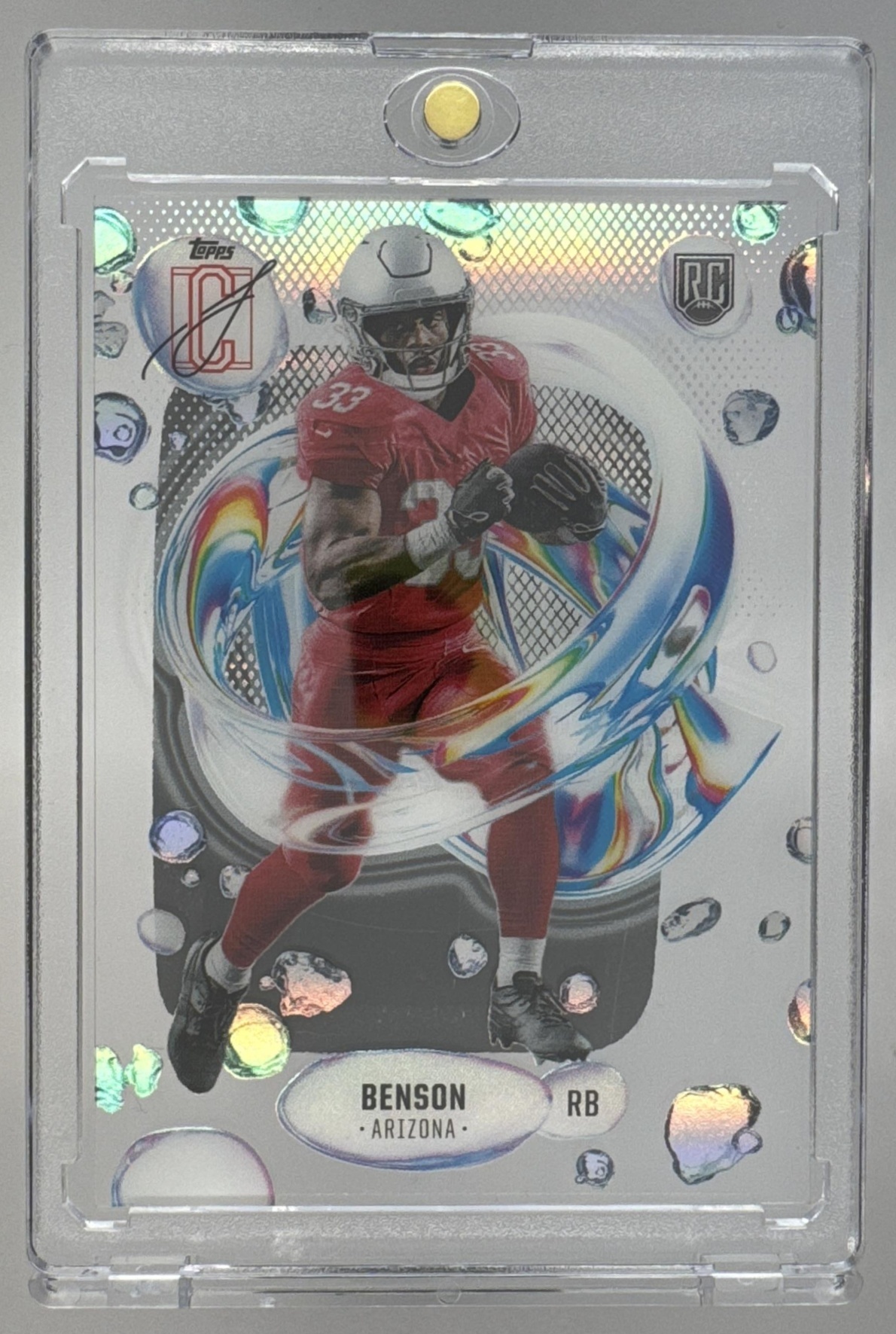 Card image for 2024 Topps Signature Class Trey Benson Fluidity #F-14 RC Cardinals