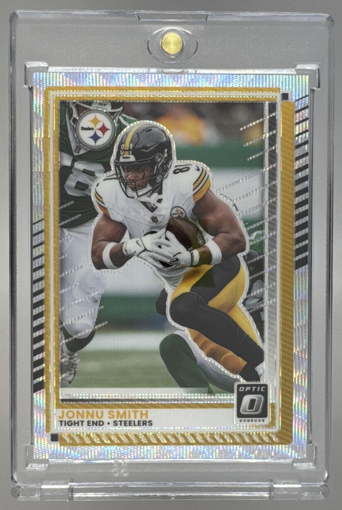 Card image for 2025 Panini Donruss Optic Jonnu Smith Wave Prizm /300 #178 Steelers