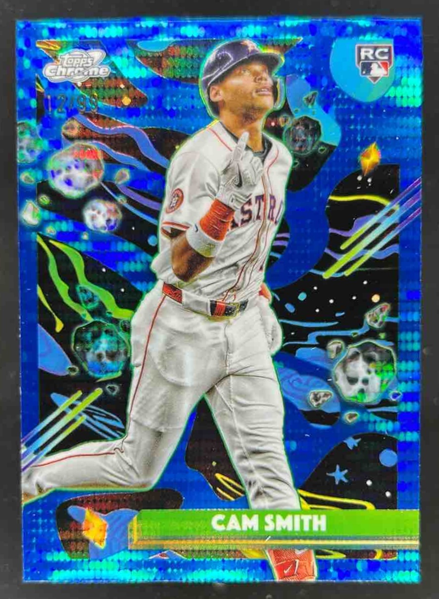 Card image for Cam Smith 2025 Topps Cosmic Chrome Blue Moon Refractor /99