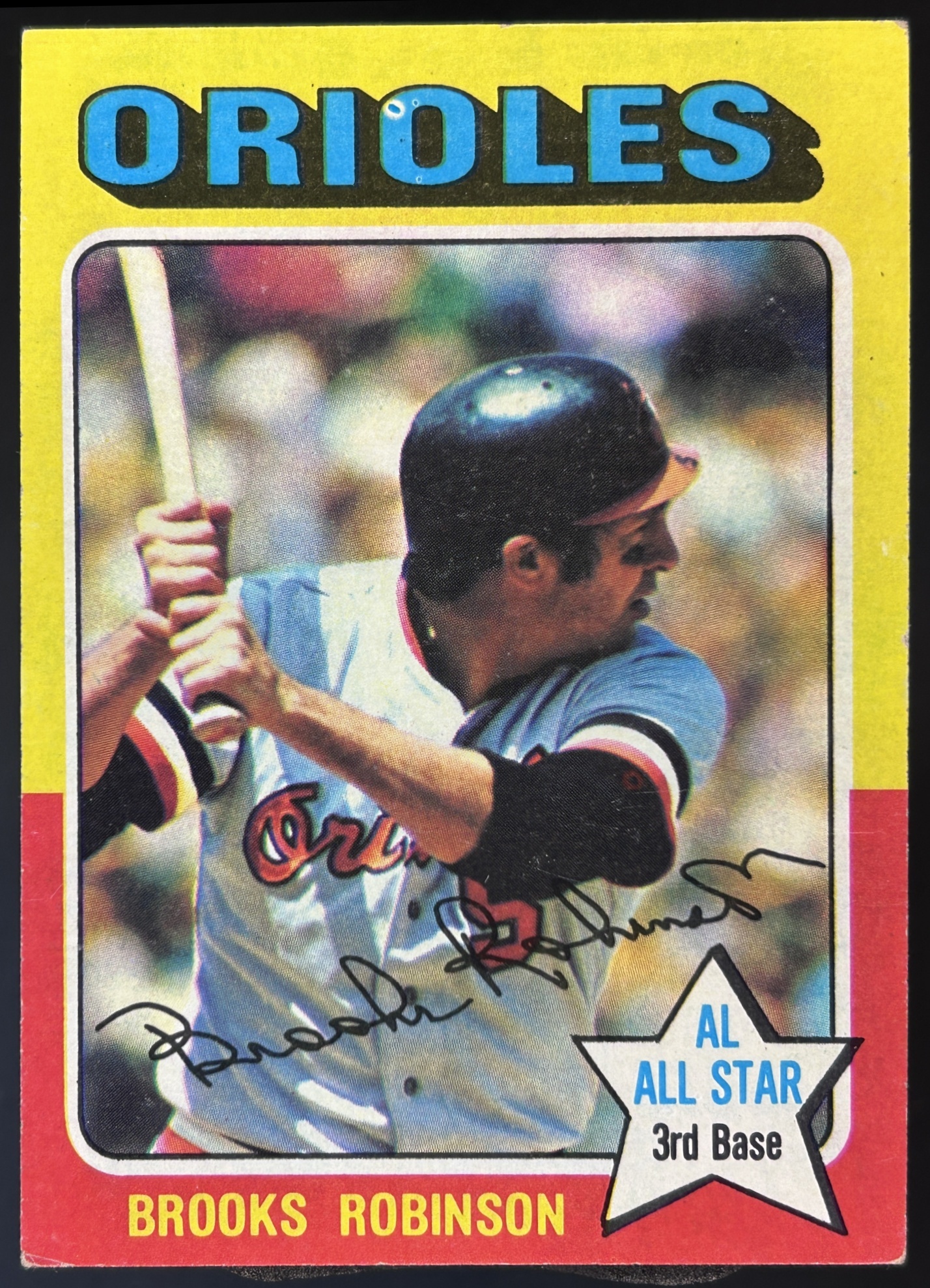 Card image for 1975 TOPPS BROOKS ROBINSON #50 ALL-STAR BALTIMORE ORIOLES