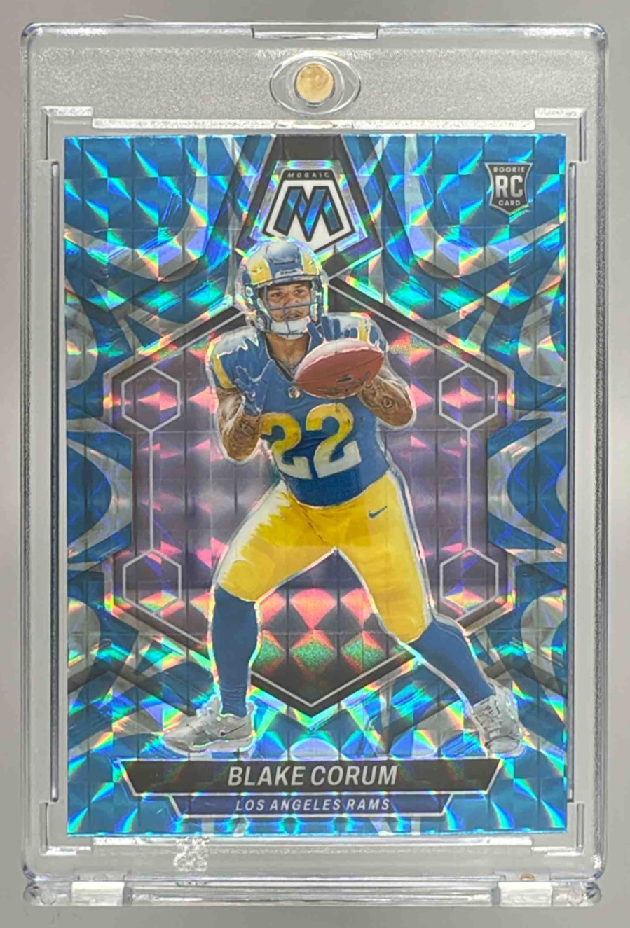 Card image for 2024 Panini Football Mosaic Blake Corum #368 RC Los Angeles Rams