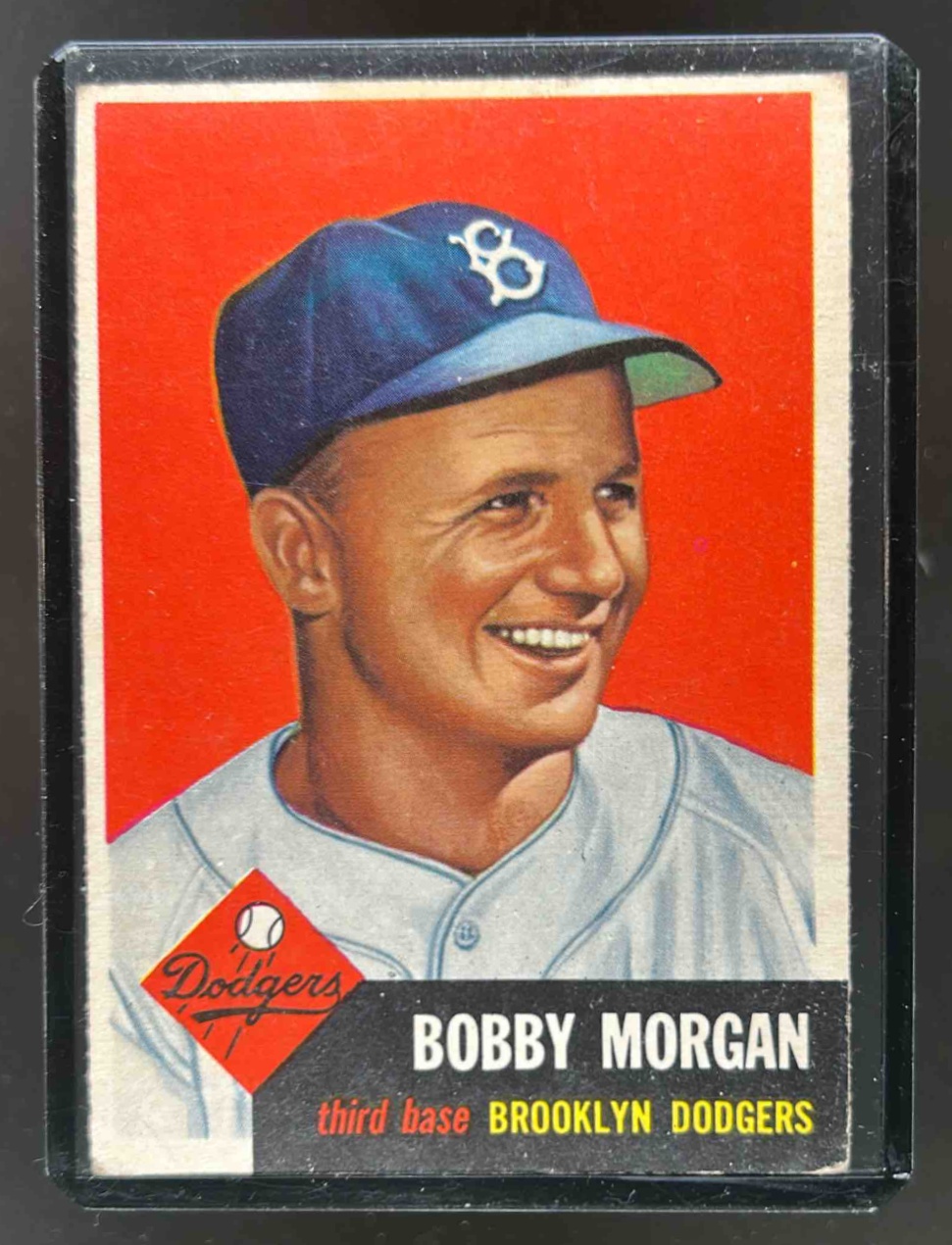 Card image for 1953 TOPPS BASEBALL BOBBY MORGAN #85A