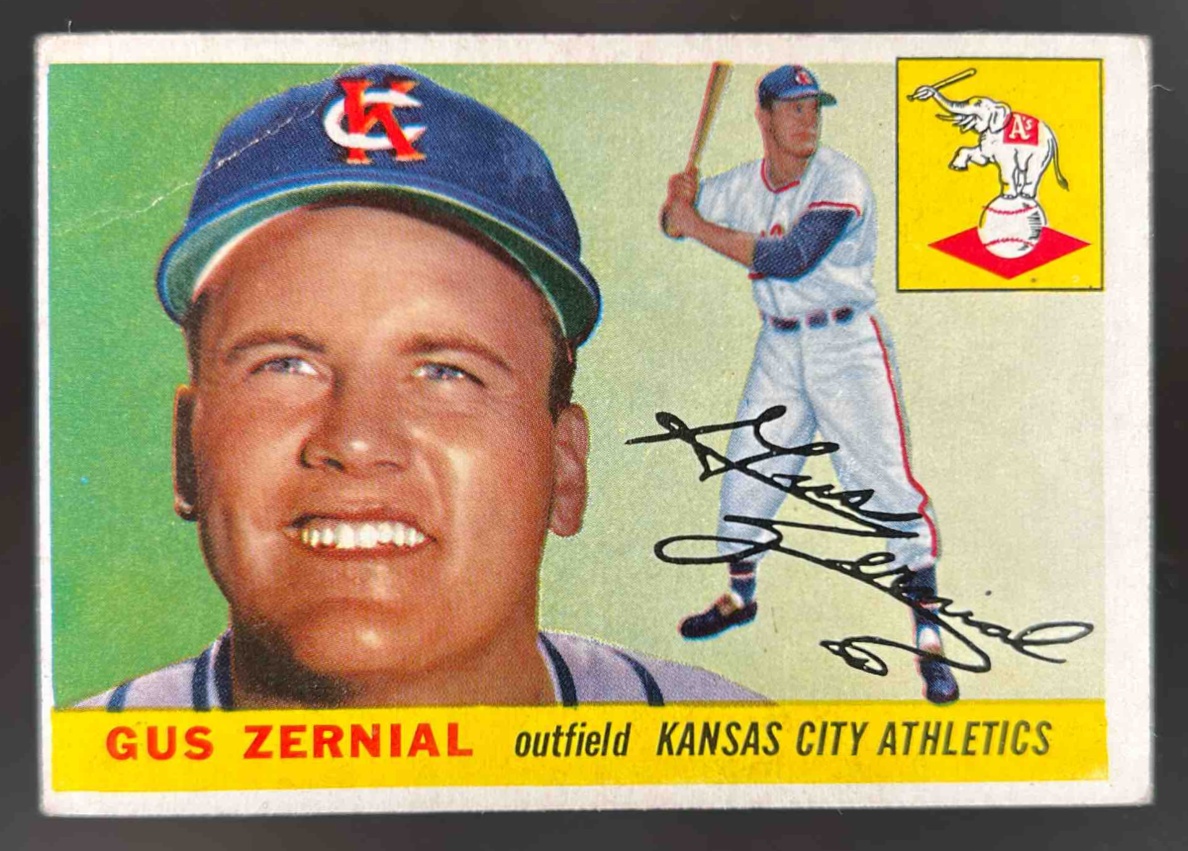 Card image for 1955 TOPPS GUS ZERNIAL #110