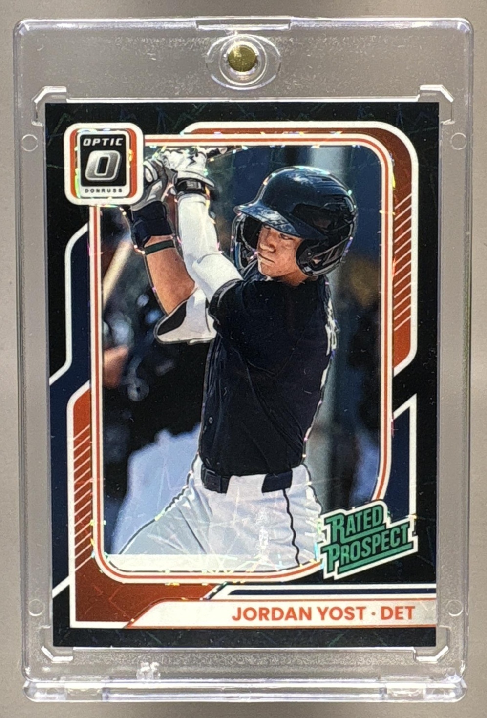 2026 PANINI DONRUSS JORDAN YOST #135 RATED PROSPECTS OPTIC BLACK VELOCITY /39