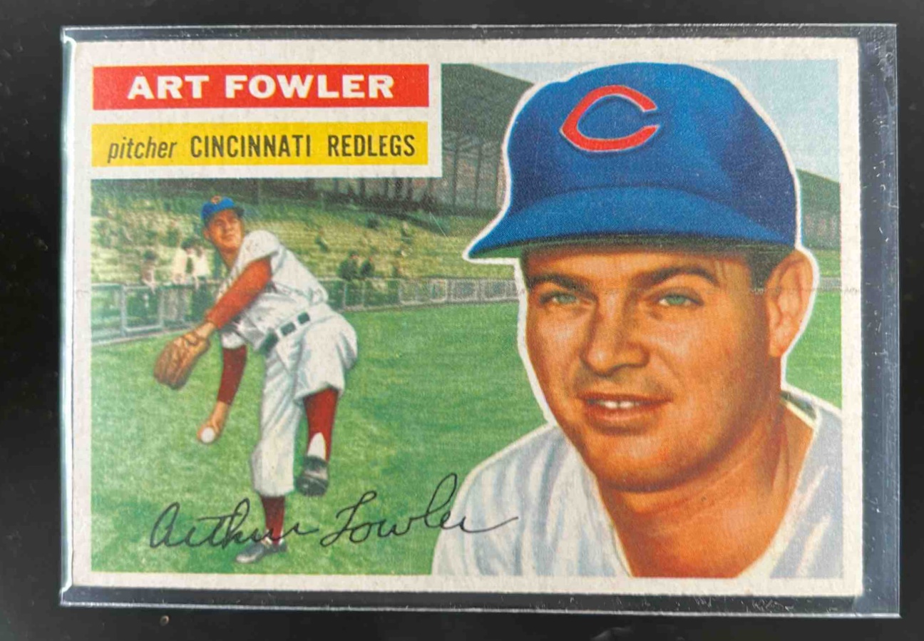 Card image for 1956 TOPPS BASEBALL ART FOWLER #47B