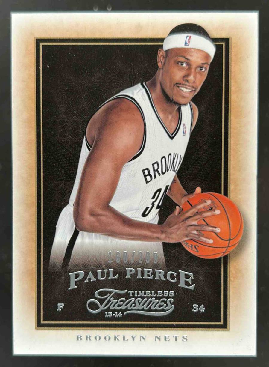 Card image for 2013-14 PANINI TIMELESS TREASURES PAUL PIERCE /299 #24