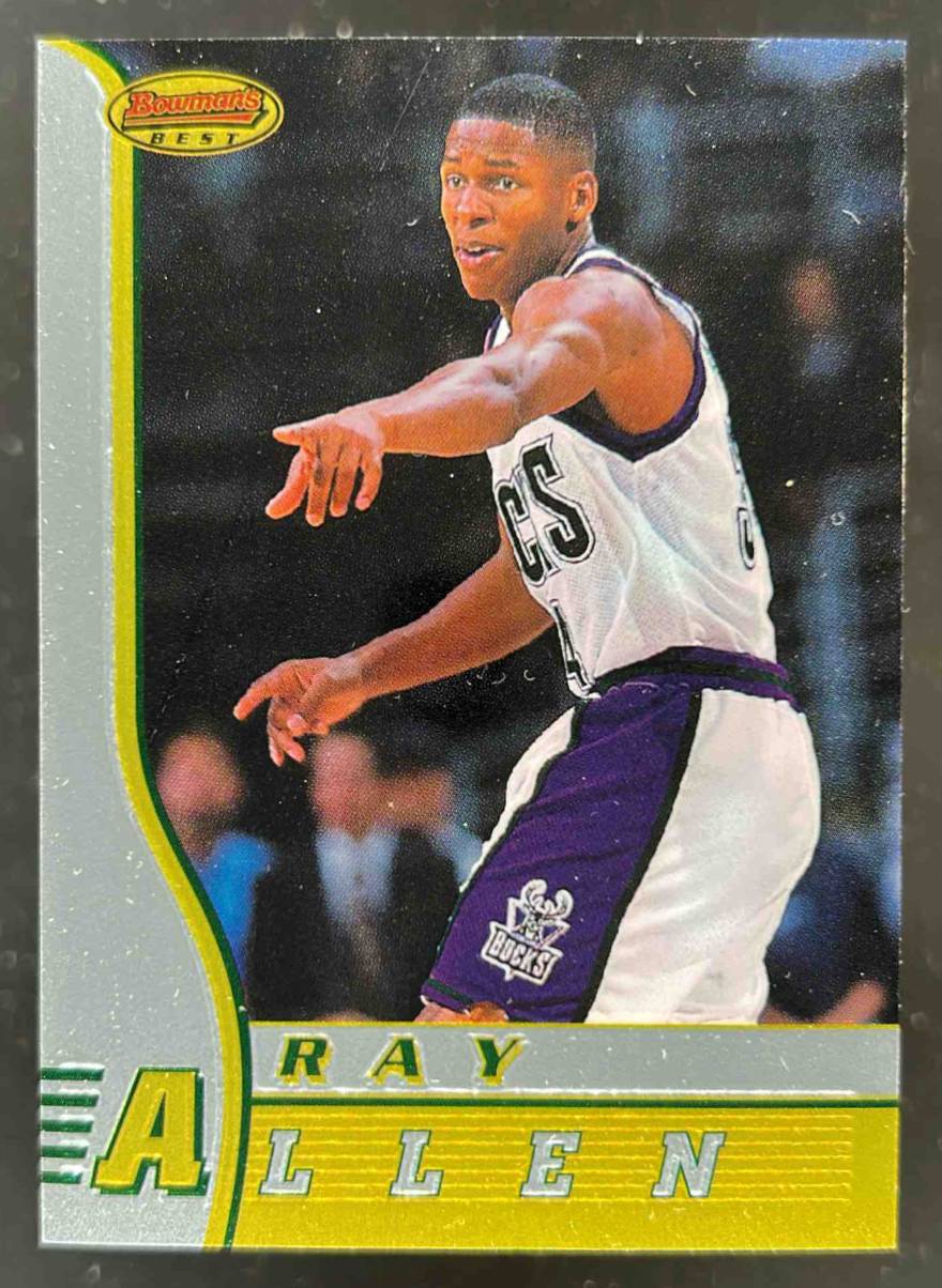 Card image for 1996-97 BOWMAN 'S BEST RAY ALLEN #R5 RC ROOKIE MILWAUKEE BUCKS