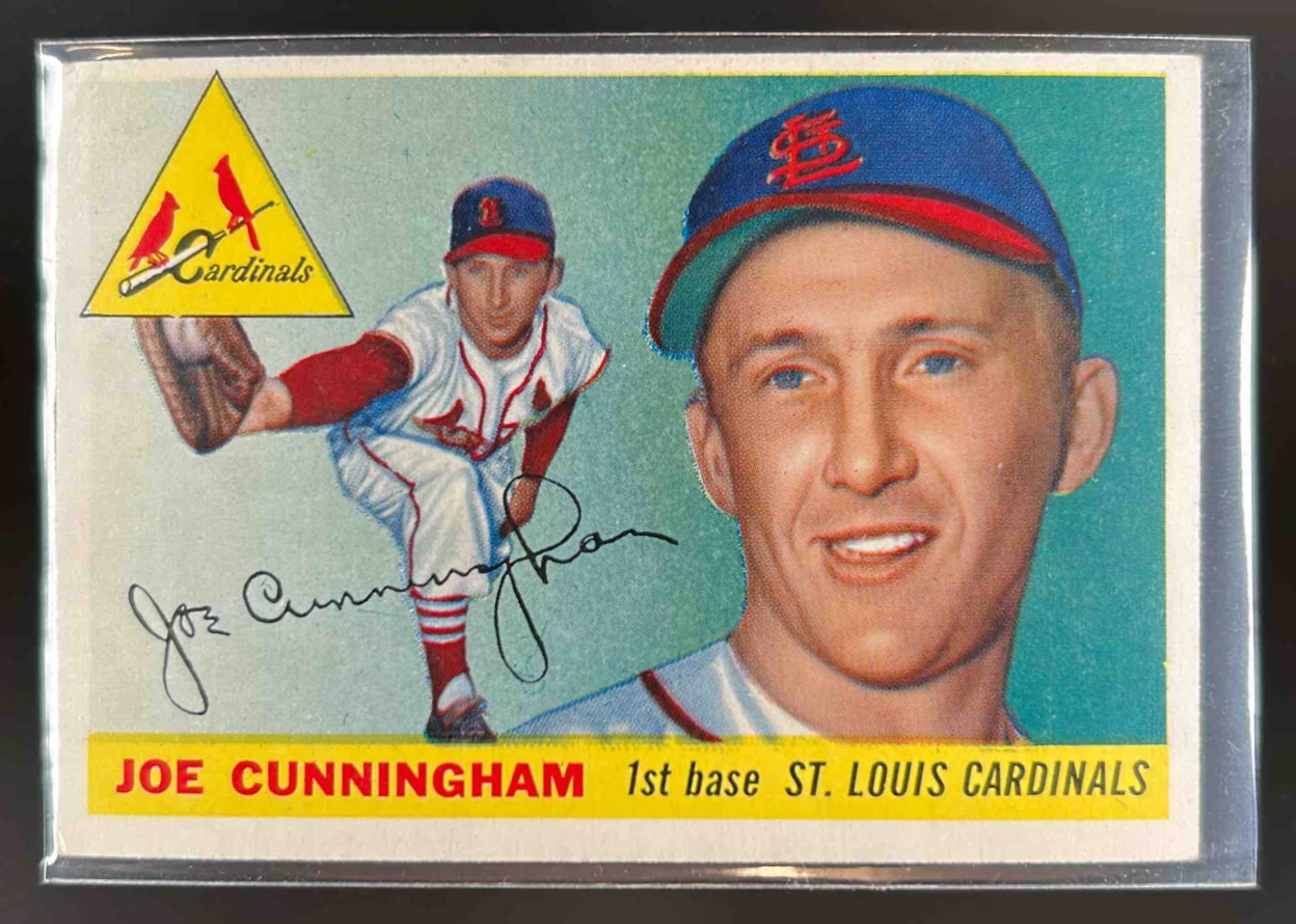 Card image for 1955 TOPPS JOE CUNNINGHAM #37 RC ROOKIE ST. LOUIS CARDINALS