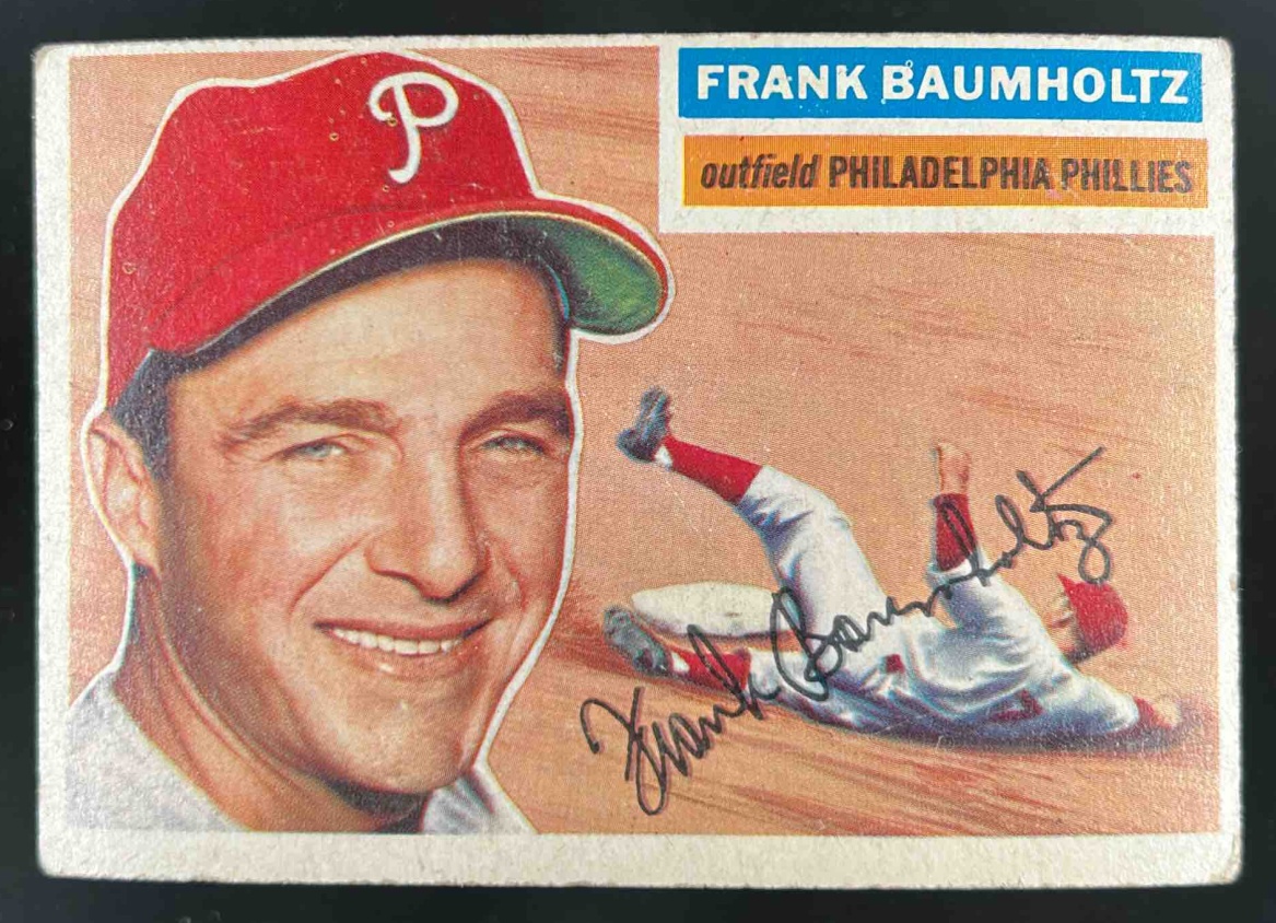 Card image for 1956 TOPPS BASEBALL FRANK BAUMHOLTZ #274 PHILADELPHIA PHILLIES